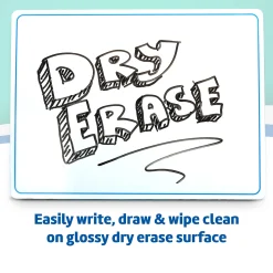 Educators Resource Flipside Dry Erase Learning Mat - Double-Sided - Blue Letters & Numbers - Pack of 48* Preschool Education Toys & Activities