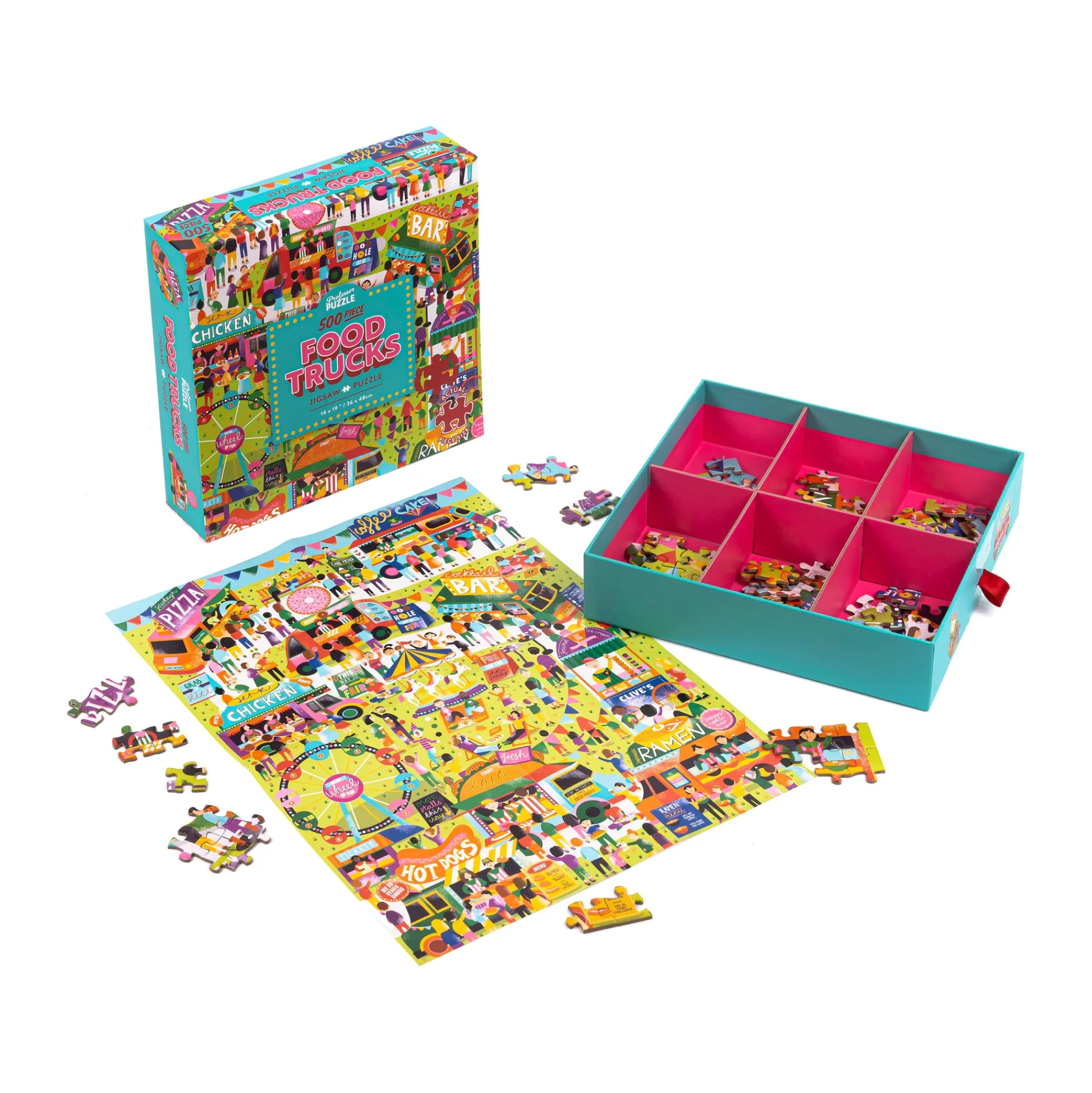 AreYouGame Food Trucks Festival Jigsaw Puzzle - 500 pcs* Puzzles