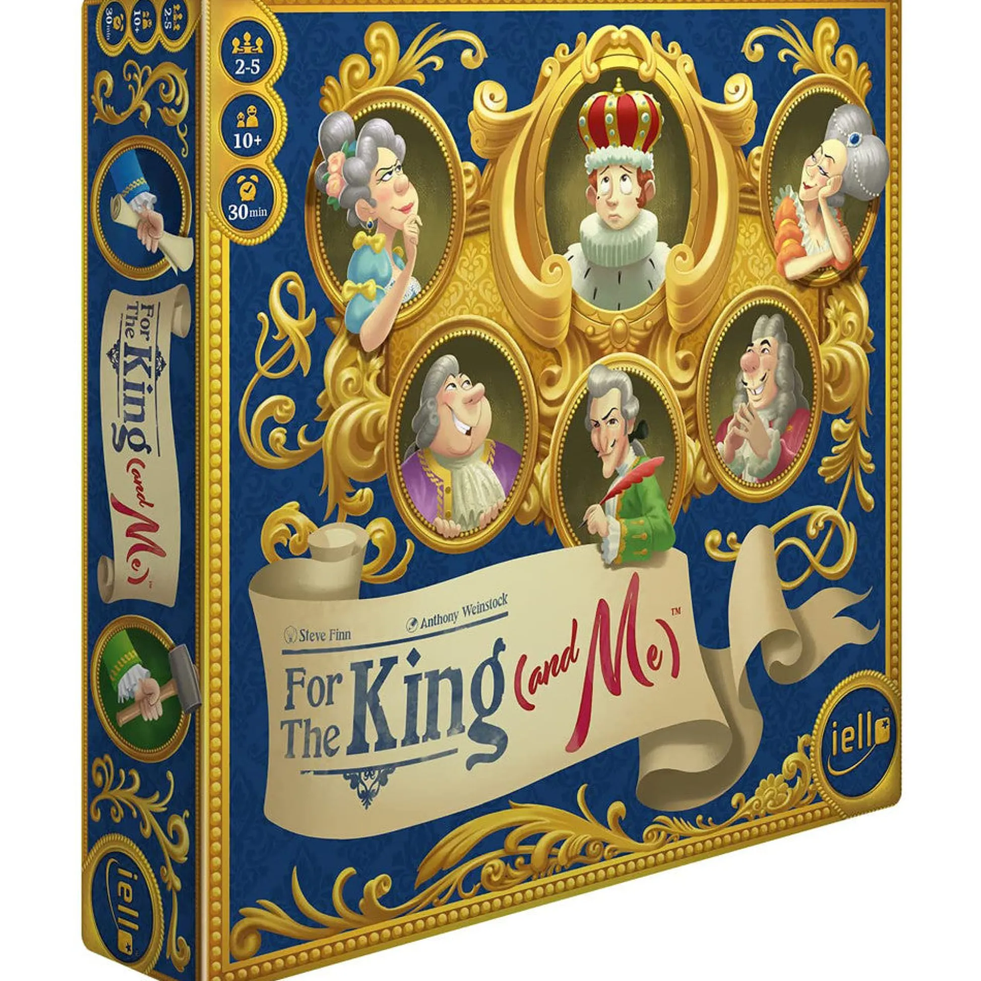 Flat River Group For the King (and Me) IELLO Strategy Board Game, Ages 10+, 2-5 Players, 30 Min Playtime* Role-Playing Games|Board Games