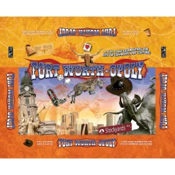 Flat River Group Fort Worth-Opoly City Adventure Board Game for Ages 8+* Board Games|Role-Playing Games