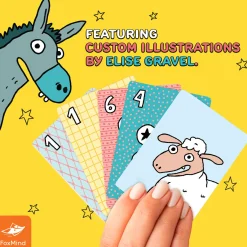 Flat River Group FoxMind Crazy Farm: Card Party Game for Family & Kids 6+* Social & Emotional Skills|Family & Entertainments Games