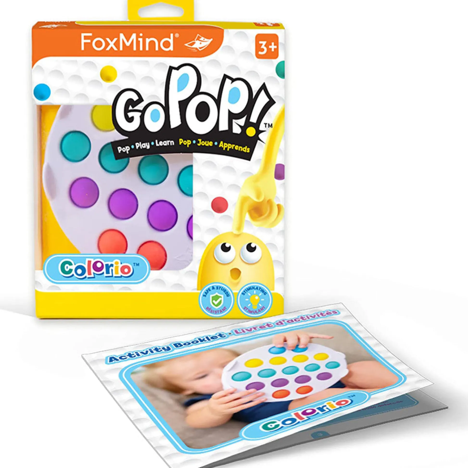 Flat River Group Foxmind Go Pop! Colorio Logic and Strategy Game* Strategy Games