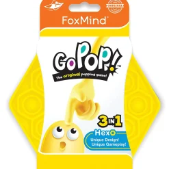 Flat River Group FoxMind Go Pop! Hexo Yellow - Strategic Bubble Popping Game* Strategy Games