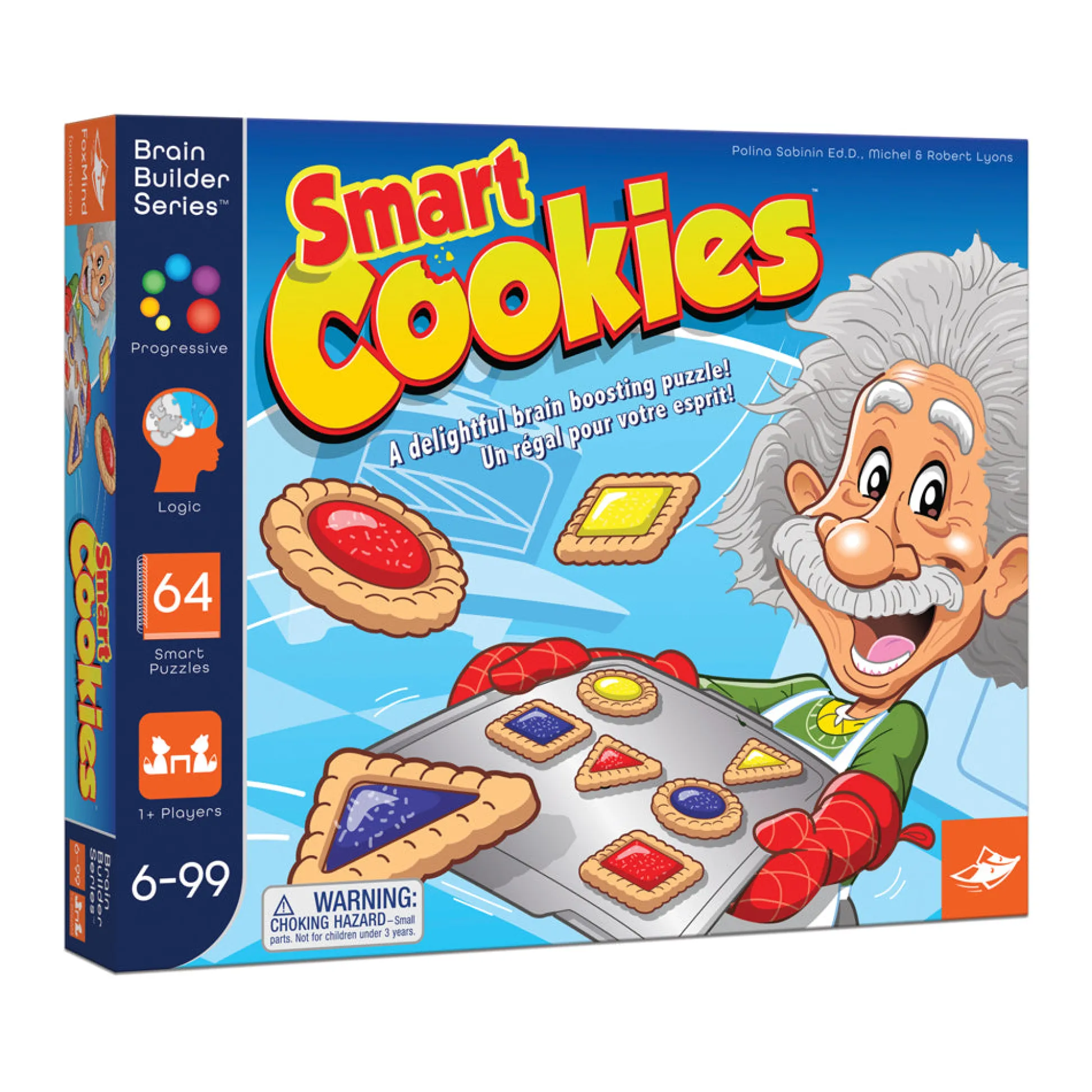 AreYouGame FoxMind Smart Cookies Brain-Boosting Logic Game - 64 Puzzles* Board Games|Puzzles