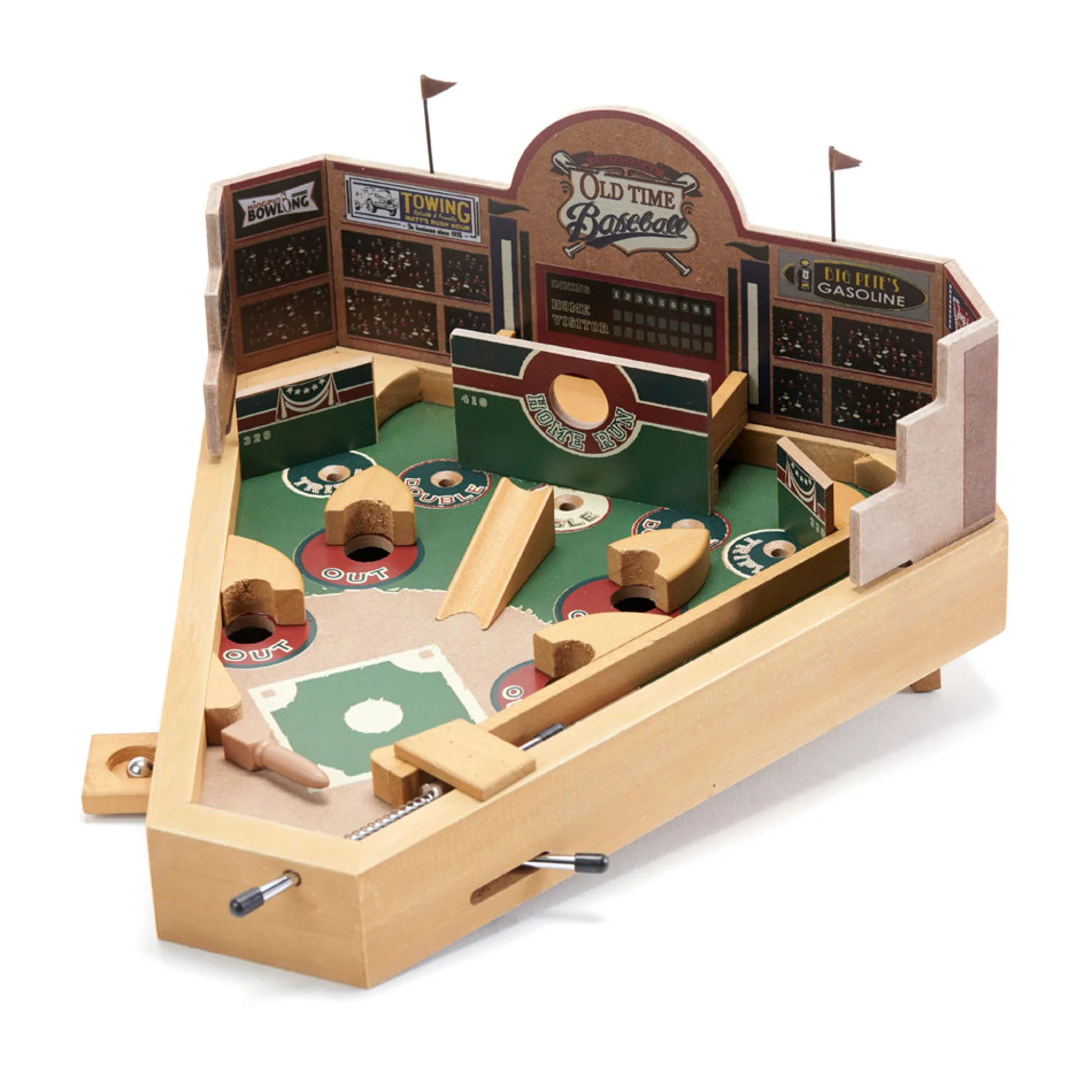 AreYouGame Front Porch Classics Old-Time Wooden Pinball-Style Baseball Game* Role-Playing Games|Board Games