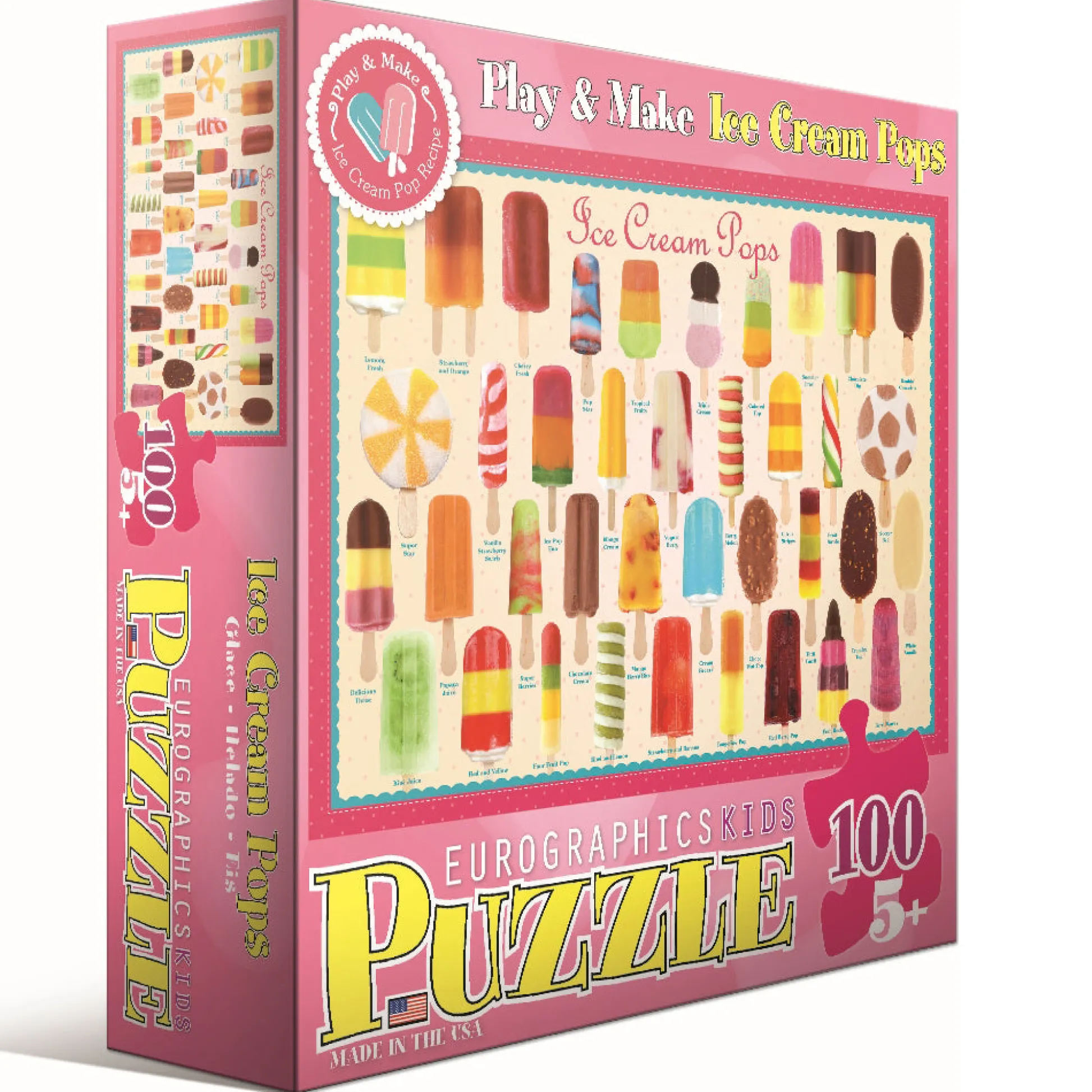 AreYouGame Frosty Treats Ice Cream Pops Puzzle - 100 Pieces* Puzzles