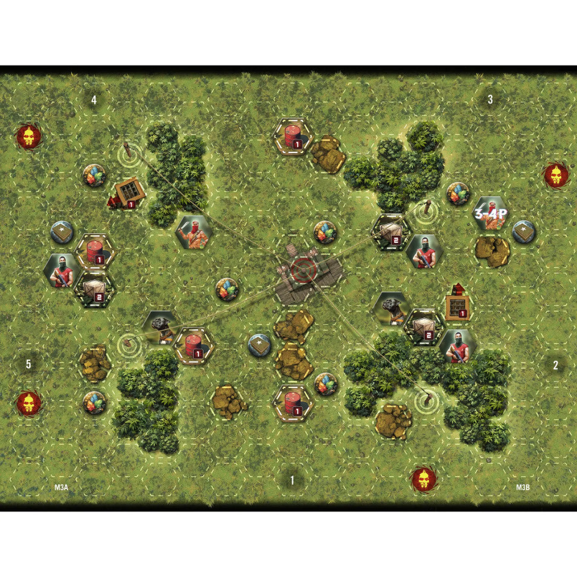 Flat River Group Funforge Far Cry: Escape from Rook Islands - Strategy Board Game for 1-4 Players* Role-Playing Games|Board Games