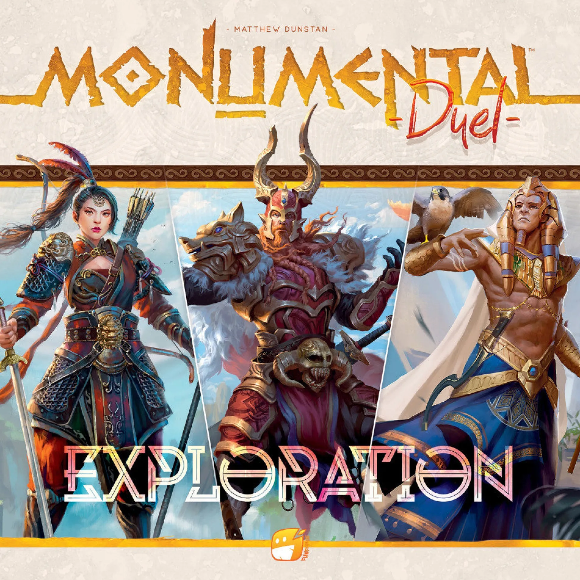 Flat River Group Funforge Monumental Duel: Master the Civilization Deck-Building Challenge* Role-Playing Games|Board Games
