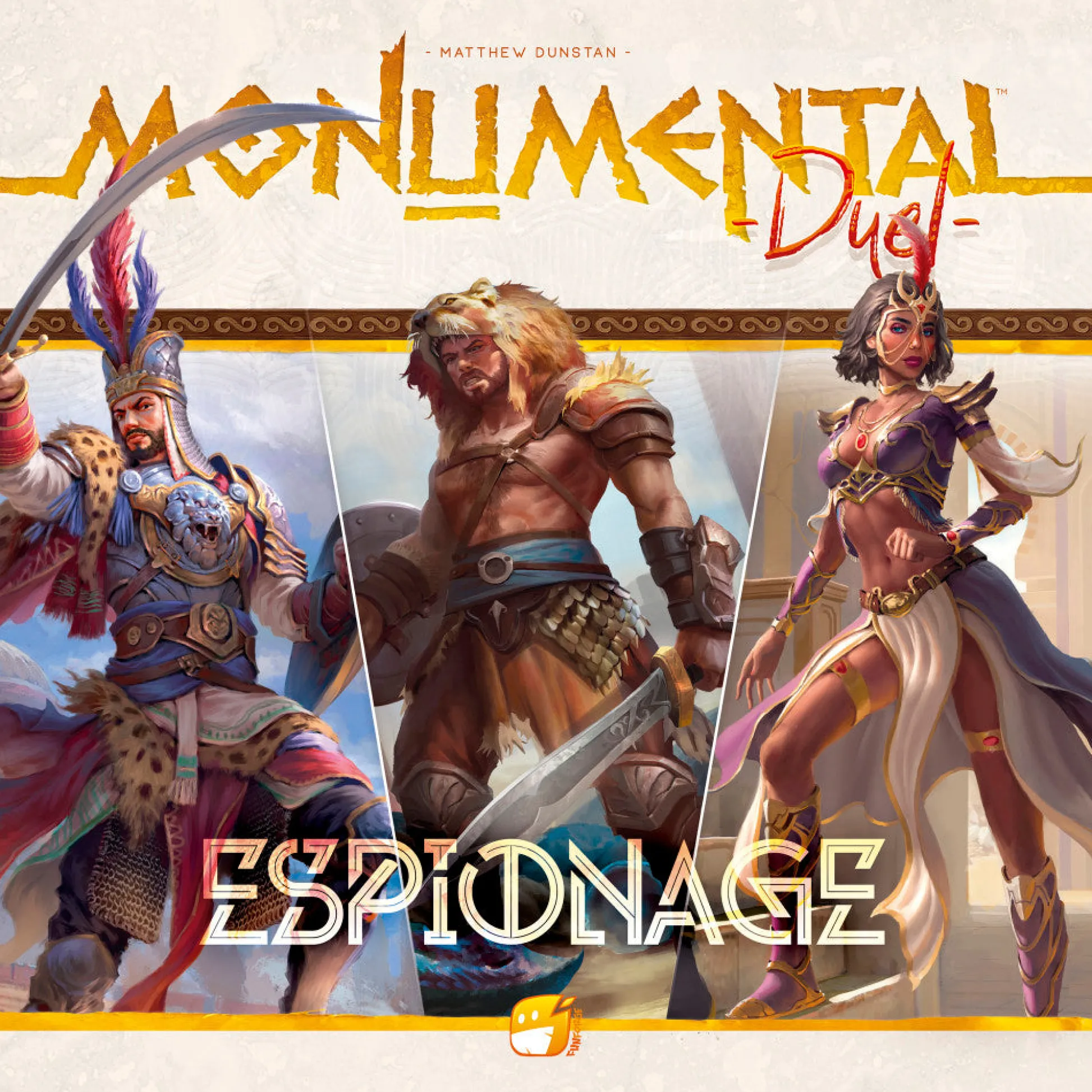 Flat River Group Funforge Monumental Duel - Espionage Deck-Building Game* Strategy Games