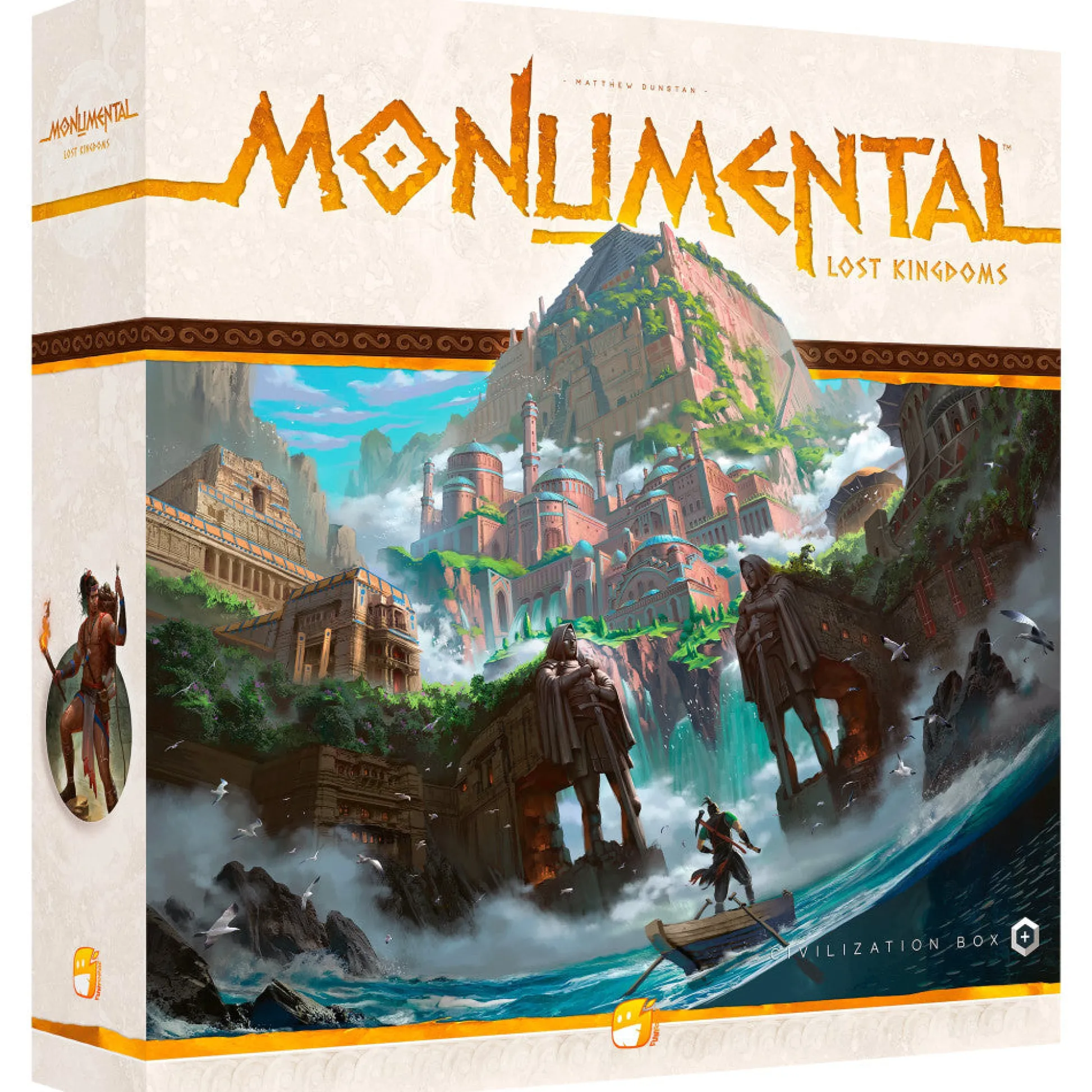 Flat River Group Funforge Monumental Lost Kingdoms Expansion - Civilization & Deckbuilding Game* Board Games|Role-Playing Games