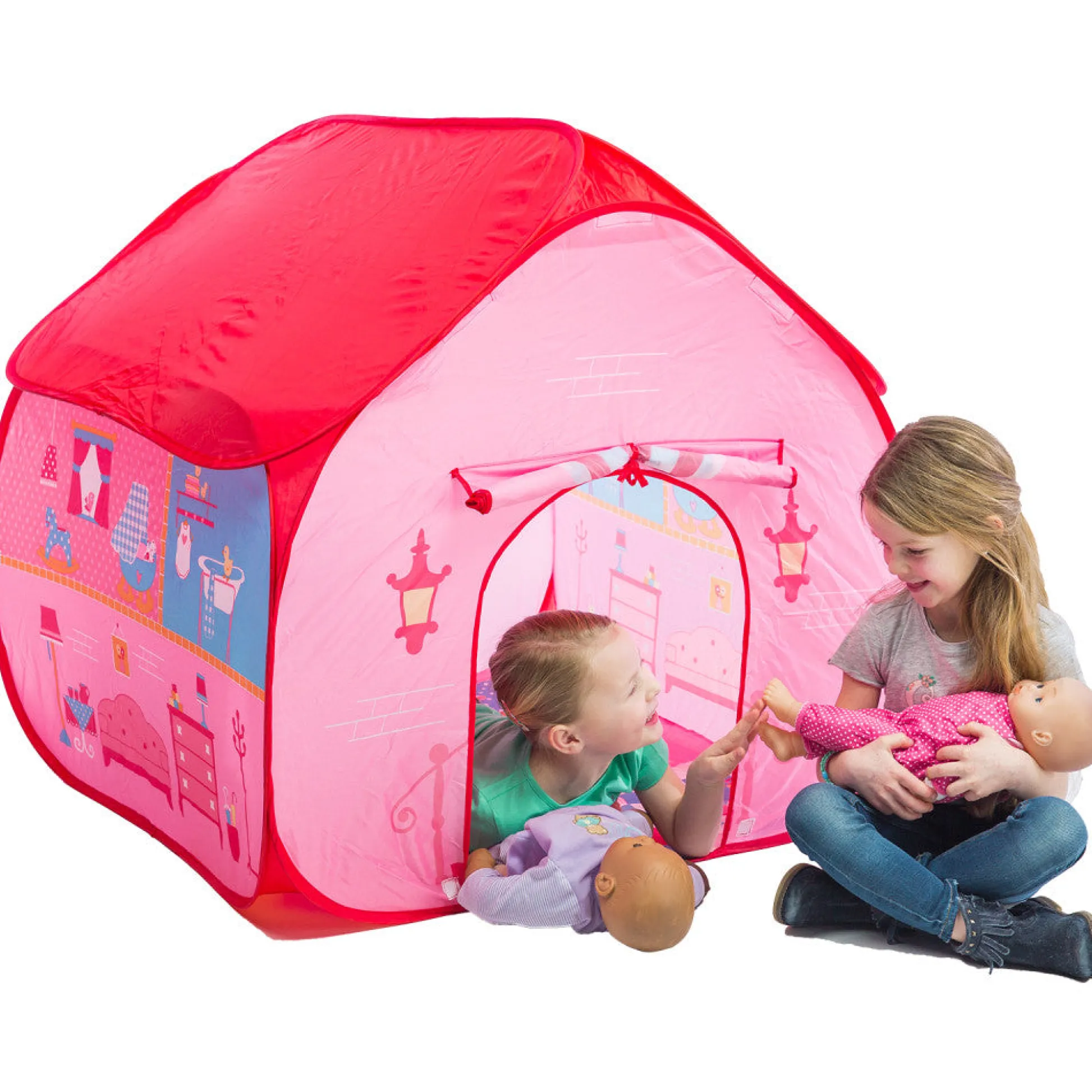 Flat River Group Fun2Give Pop-it-Up Dollhouse Tent with House Playmat* Tents, Tunnels & Playhouses|Dress Up