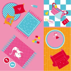 Flat River Group Fun2Give Pop-it-Up Dollhouse Tent with House Playmat* Tents, Tunnels & Playhouses|Dress Up