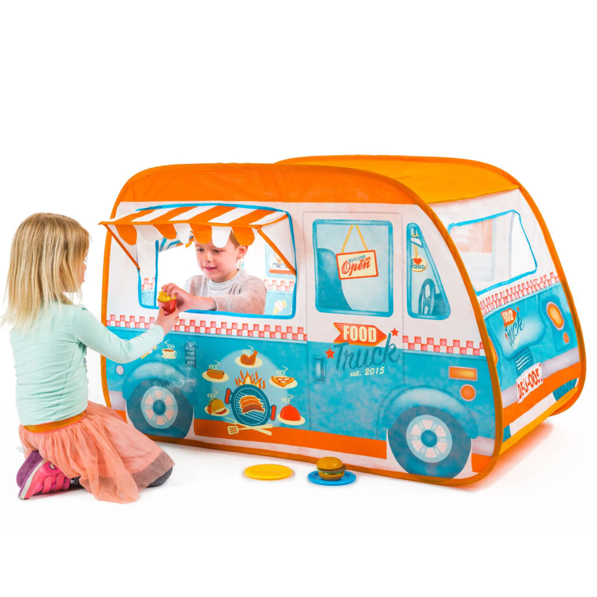 Flat River Group Fun2Give Pop-it-up Play Tent Foodtruck – Imaginative Play Structure* Tents, Tunnels & Playhouses|Dress Up