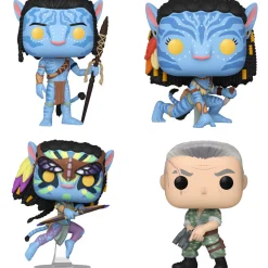 Flat River Group Funko POP! Avatar 3.75 inch Vinyl Collectors Set - Jake Sully, Neytiri, Battle Neytiri, Miles Quaritch* Funko|Funko