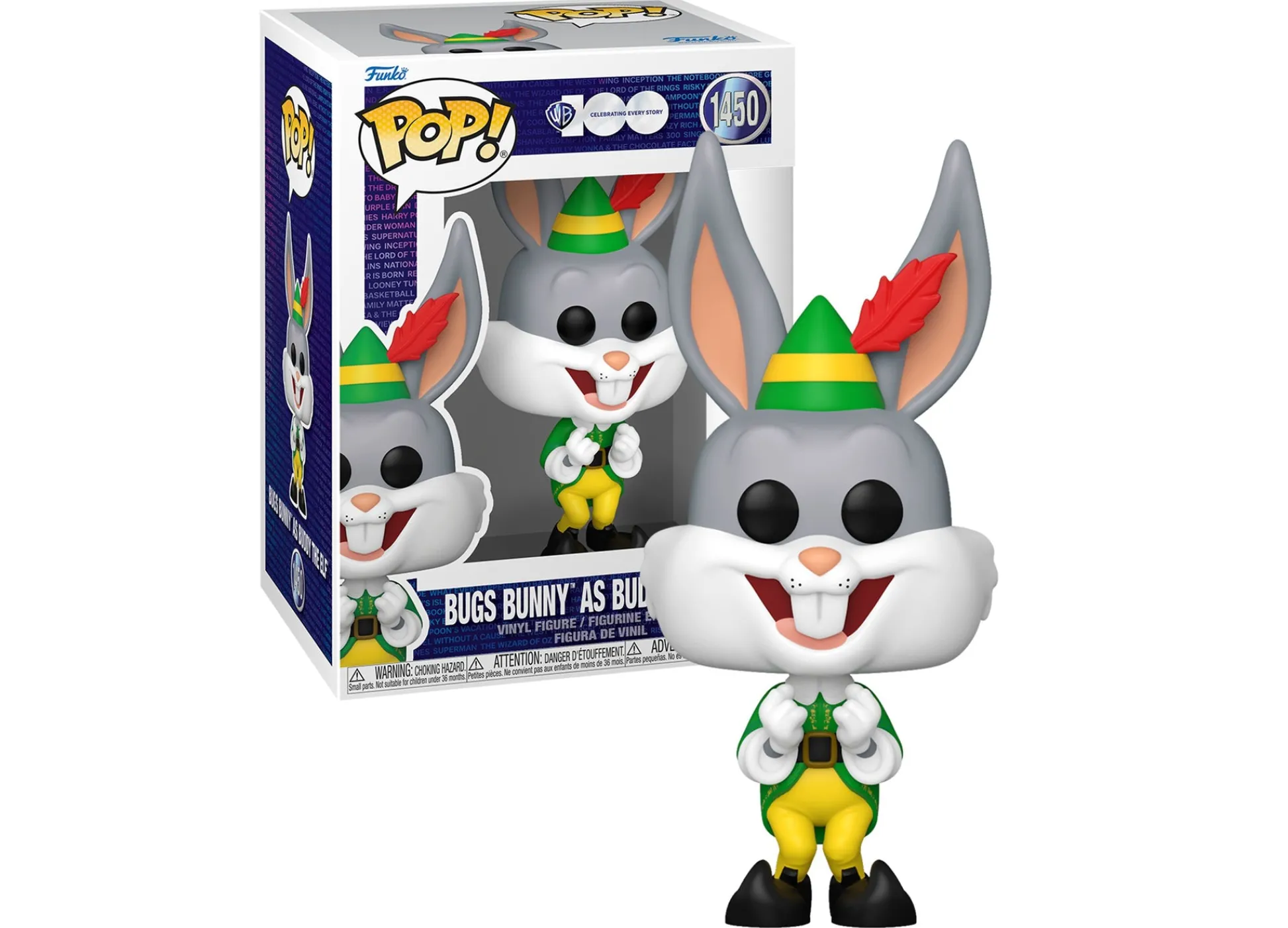Macy's - Supplier Funko POP Movies: WB100 - Bugs as Buddy - Elf Edition* Funko|Funko