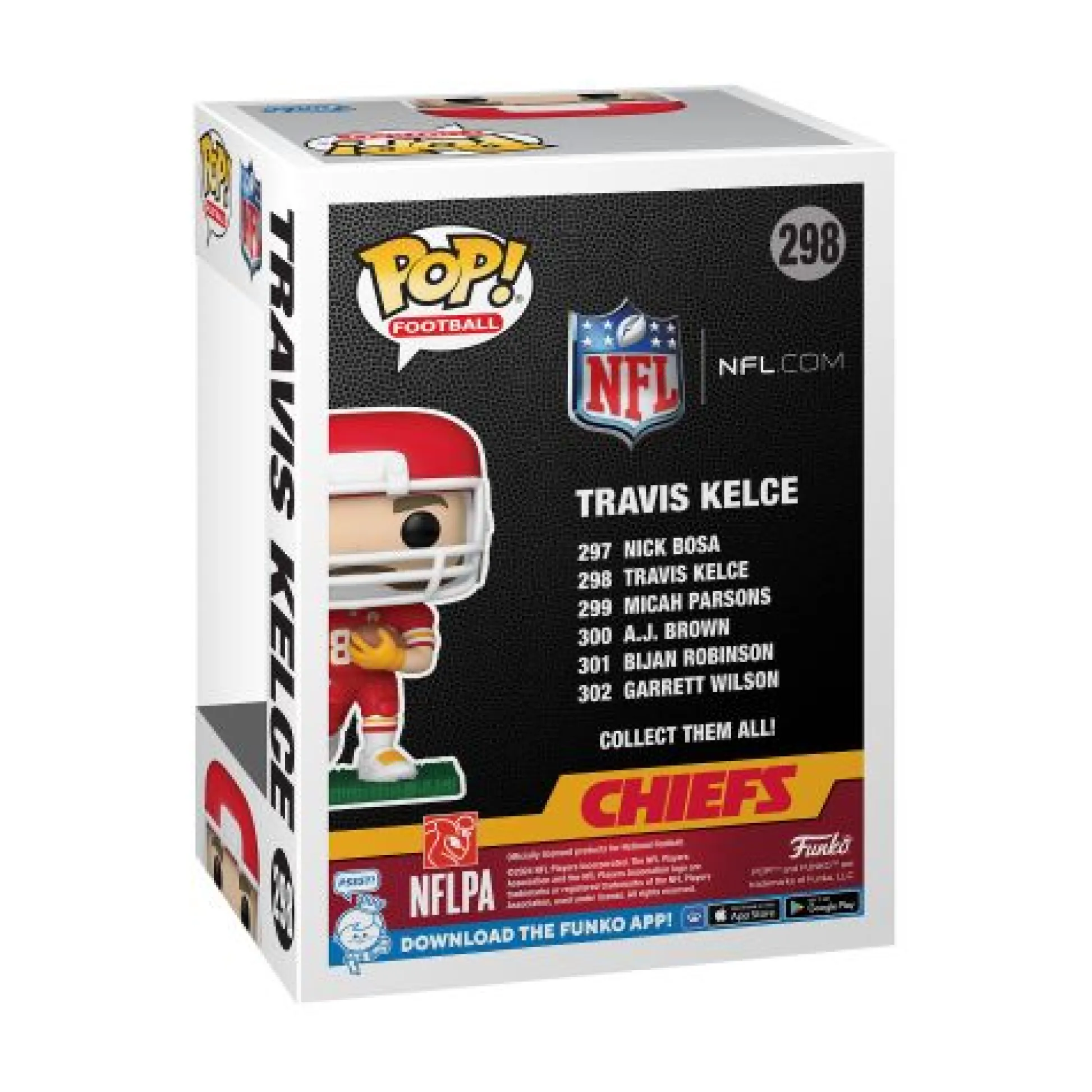Calendar Holdings, LLC Funko POP! NFL Chiefs Travis Kelce 4-inch Vinyl Figure - Road Uniform* Funko|Funko