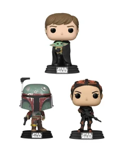 Flat River Group Funko POP! Star Wars Mandalorian 3.75 inch Vinyl Collectors Set - Marshal, Fennec Shand, Luke with Child* Star Wars|Funko