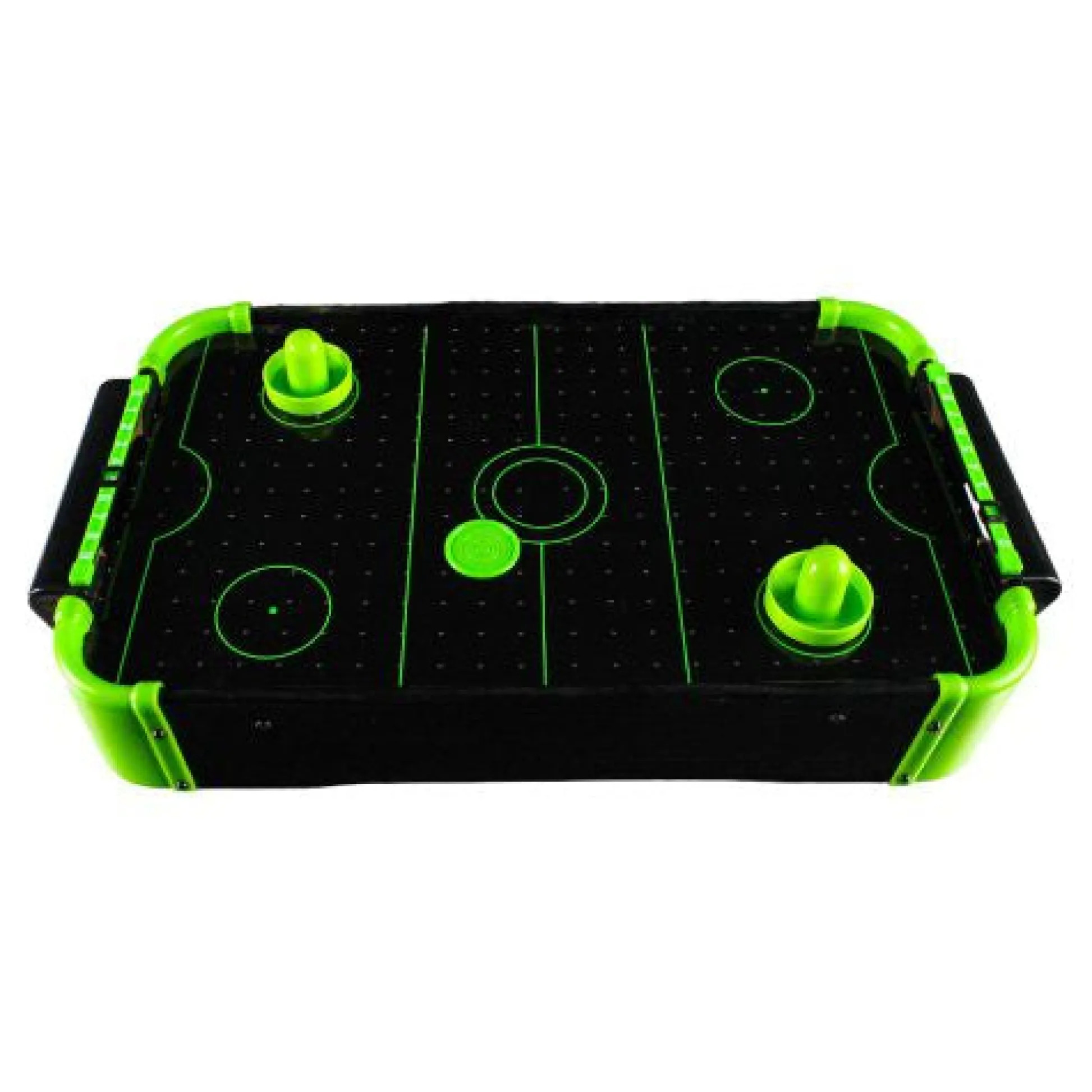 Calendar Holdings, LLC Funtime Gifts Neon Tabletop Air Hockey Game, 20 Inch* Role-Playing Games|Board Games