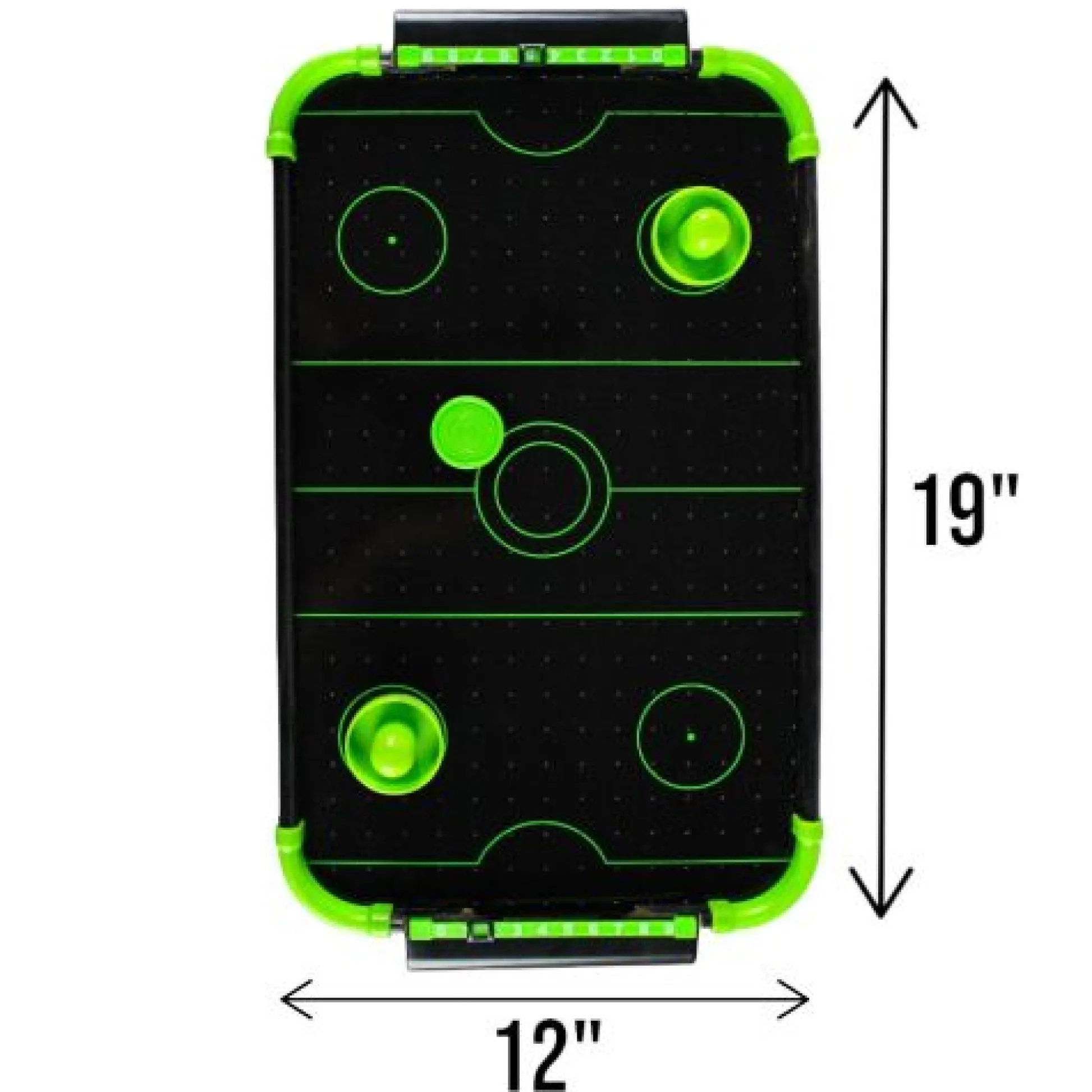 Calendar Holdings, LLC Funtime Gifts Neon Tabletop Air Hockey Game, 20 Inch* Role-Playing Games|Board Games