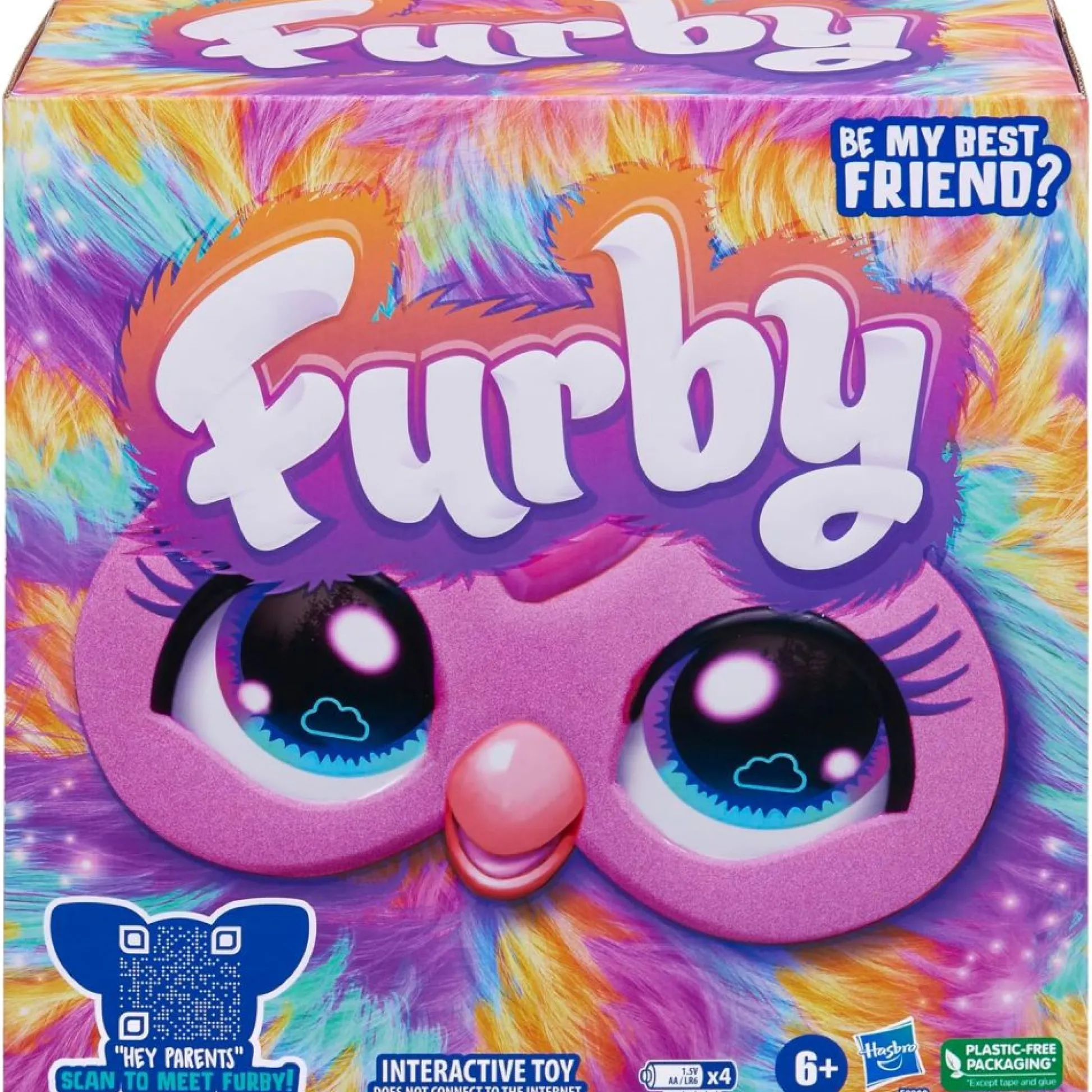 Calendar Holdings, LLC Furby Tie Dye Interactive Toy with Voice-Activated Modes* Interactive Dolls & Pets|Stuffed Animals & Plush Toys