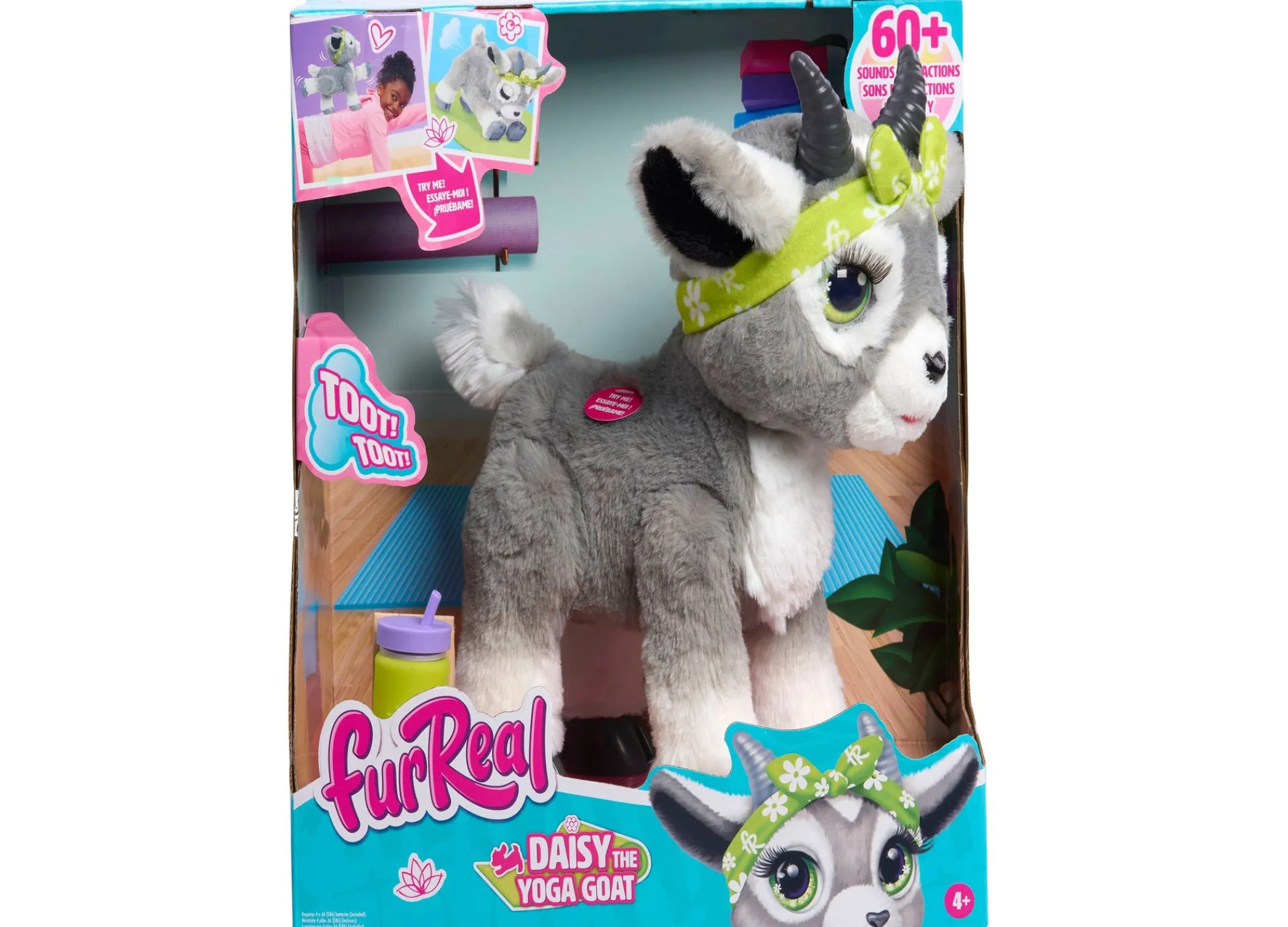 Macy's - Supplier FurReal Daisy the Yoga Goat - Interactive Plush Toy* Stuffed Animals & Plush Toys