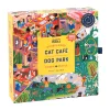 AreYouGame Furry Friends Fiesta Double-Sided Cat Cafe & Dog Park Jigsaw Puzzle - 500 pc* Puzzles