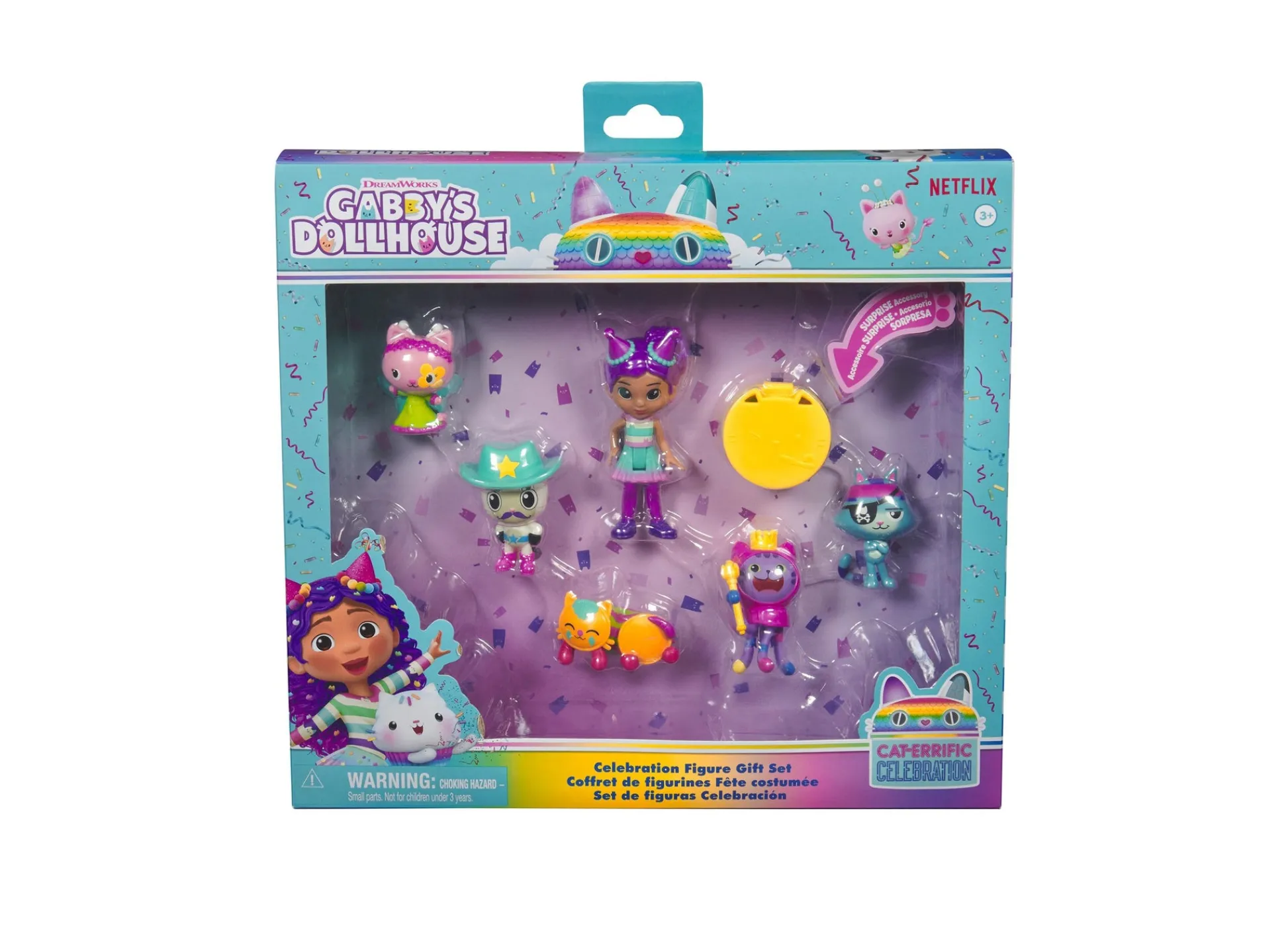 Macy's - Supplier Gabby's Dollhouse Celebration Cat Toy Figures Playset* Stuffed Animals & Plush Toys