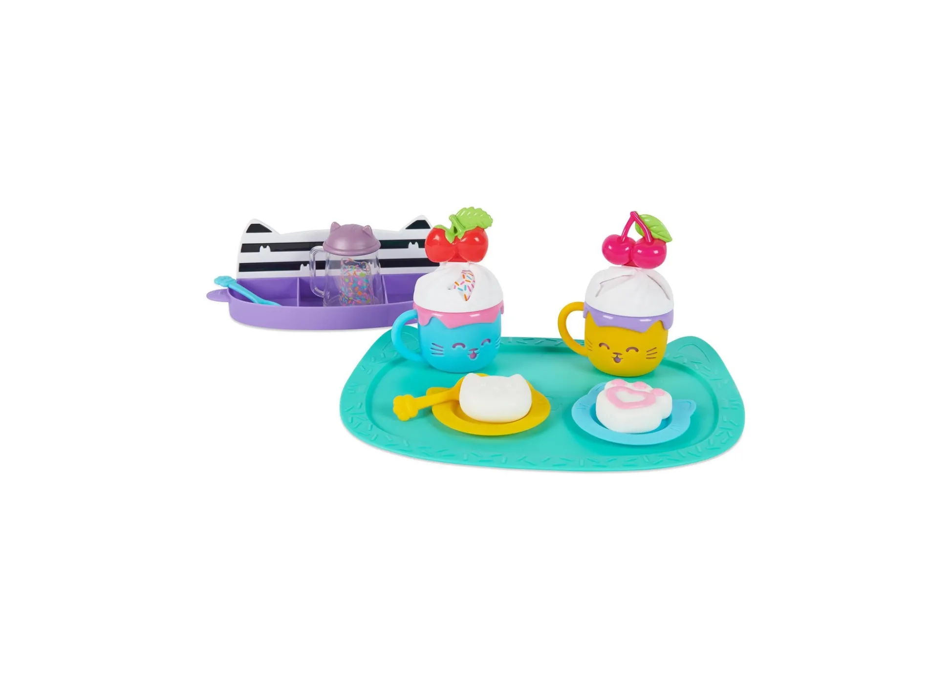 Macy's - Supplier Gabby's Dollhouse 15-Piece Hot Cocoa Party Playset with Rotatable Whip Cream Feature* Kitchens & Play Food|Dress Up