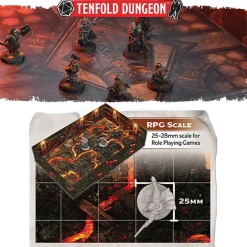 Flat River Group Gale Force 9: Tenfold Dungeon - Modular Mines of Khazad Terrain Set* Miniature Figures & Games