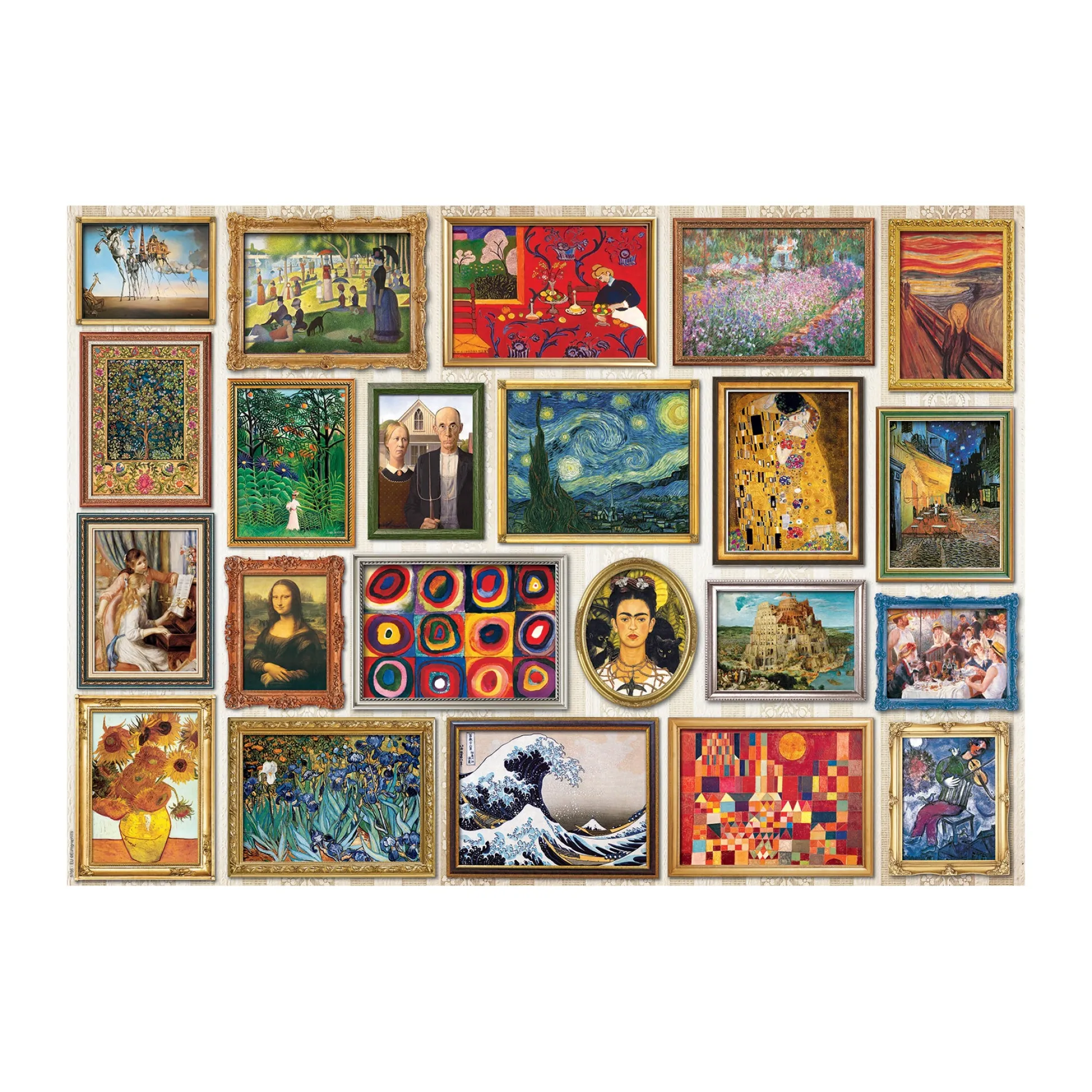 AreYouGame Gallery of Classics 1000-Piece Jigsaw Puzzle - Fine Art Masterpieces* Puzzles