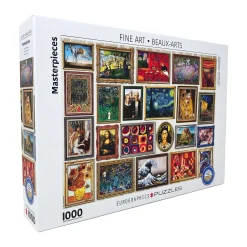 AreYouGame Gallery of Classics 1000-Piece Jigsaw Puzzle - Fine Art Masterpieces* Puzzles