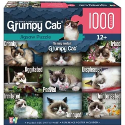 Calendar Holdings, LLC GC Grumpy Cat Humorous Collage Jigsaw Puzzle - 1000 pc* Puzzles