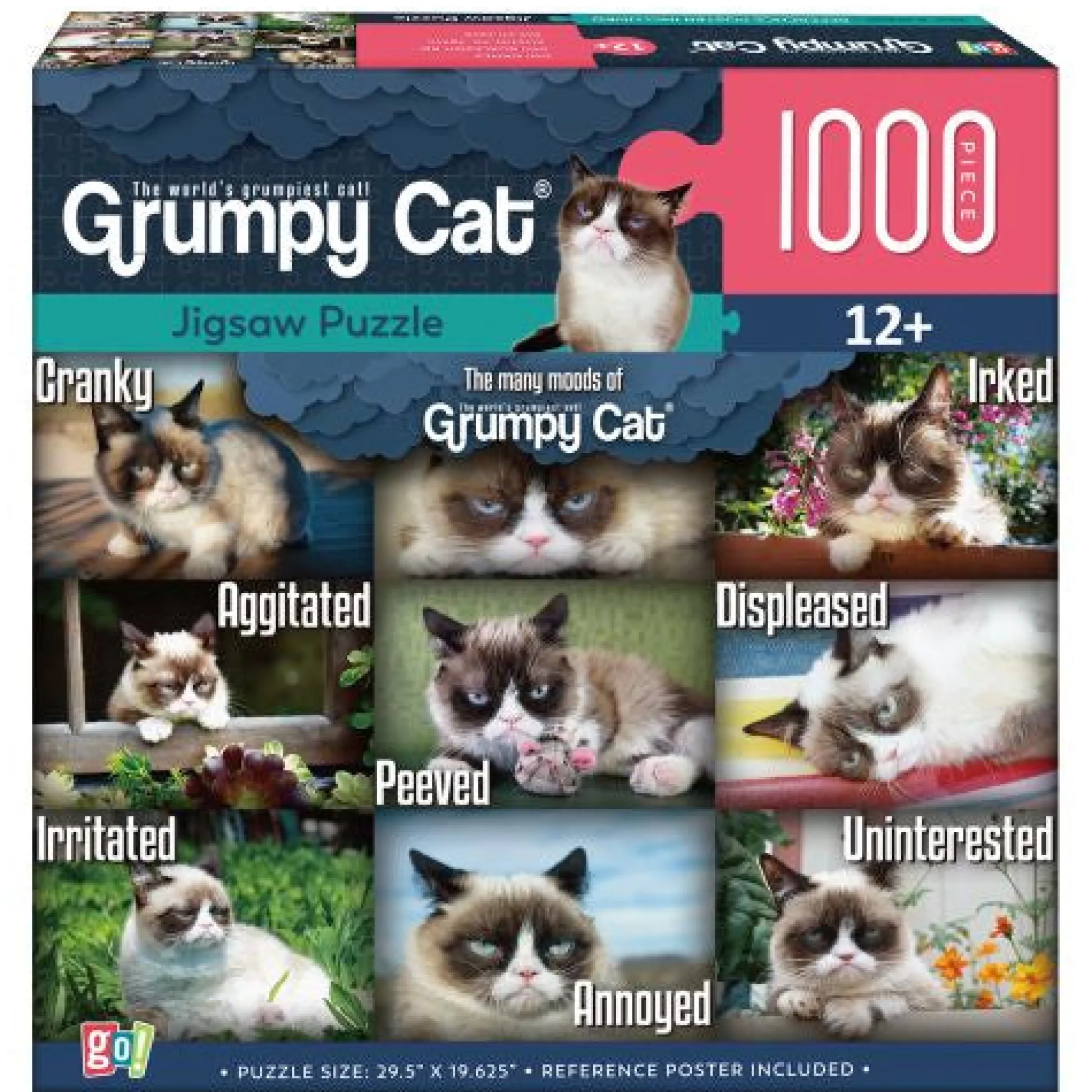 Calendar Holdings, LLC GC Grumpy Cat Humorous Collage Jigsaw Puzzle - 1000 pc* Puzzles