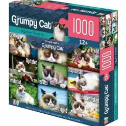 Calendar Holdings, LLC GC Grumpy Cat Humorous Collage Jigsaw Puzzle - 1000 pc* Puzzles