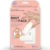Flat River Group Geddy's Mom: Shut Your Face - White - Self-Closing Outlet Safety Cover* Developmental Toys