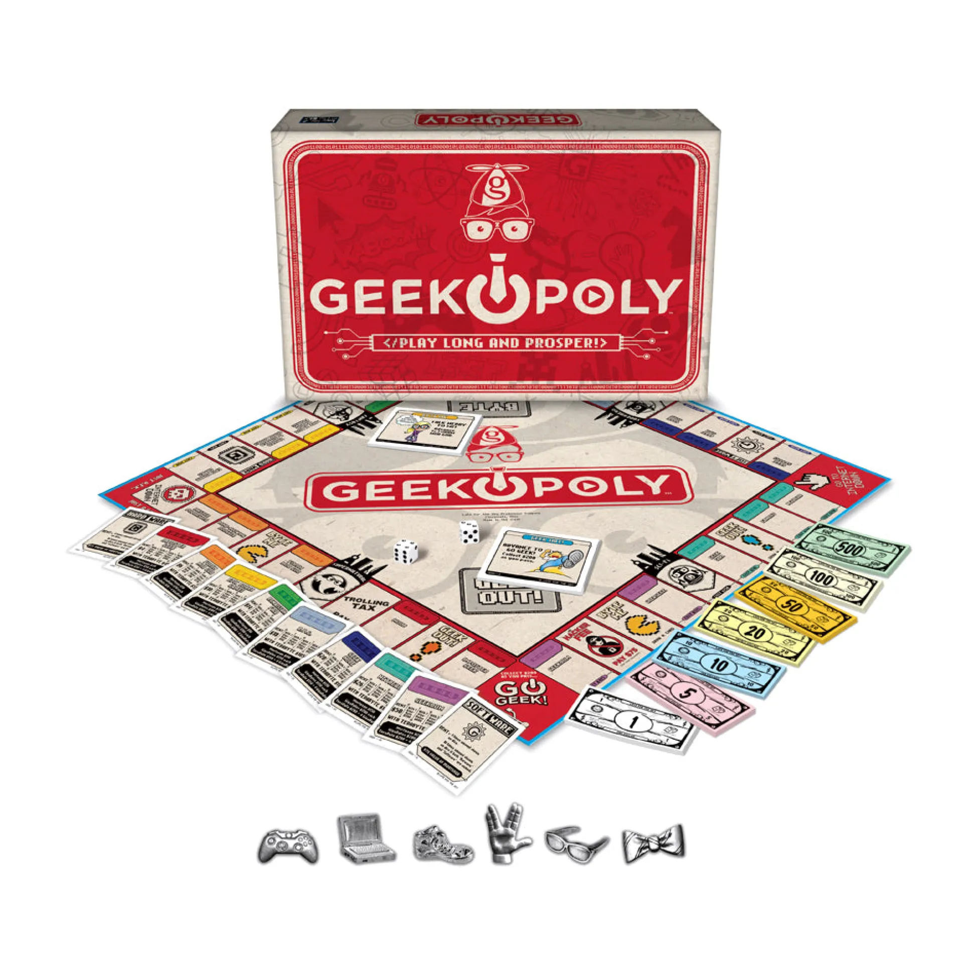 AreYouGame Geek-opoly Ultimate Geek Culture Board Game* Board Games|Role-Playing Games