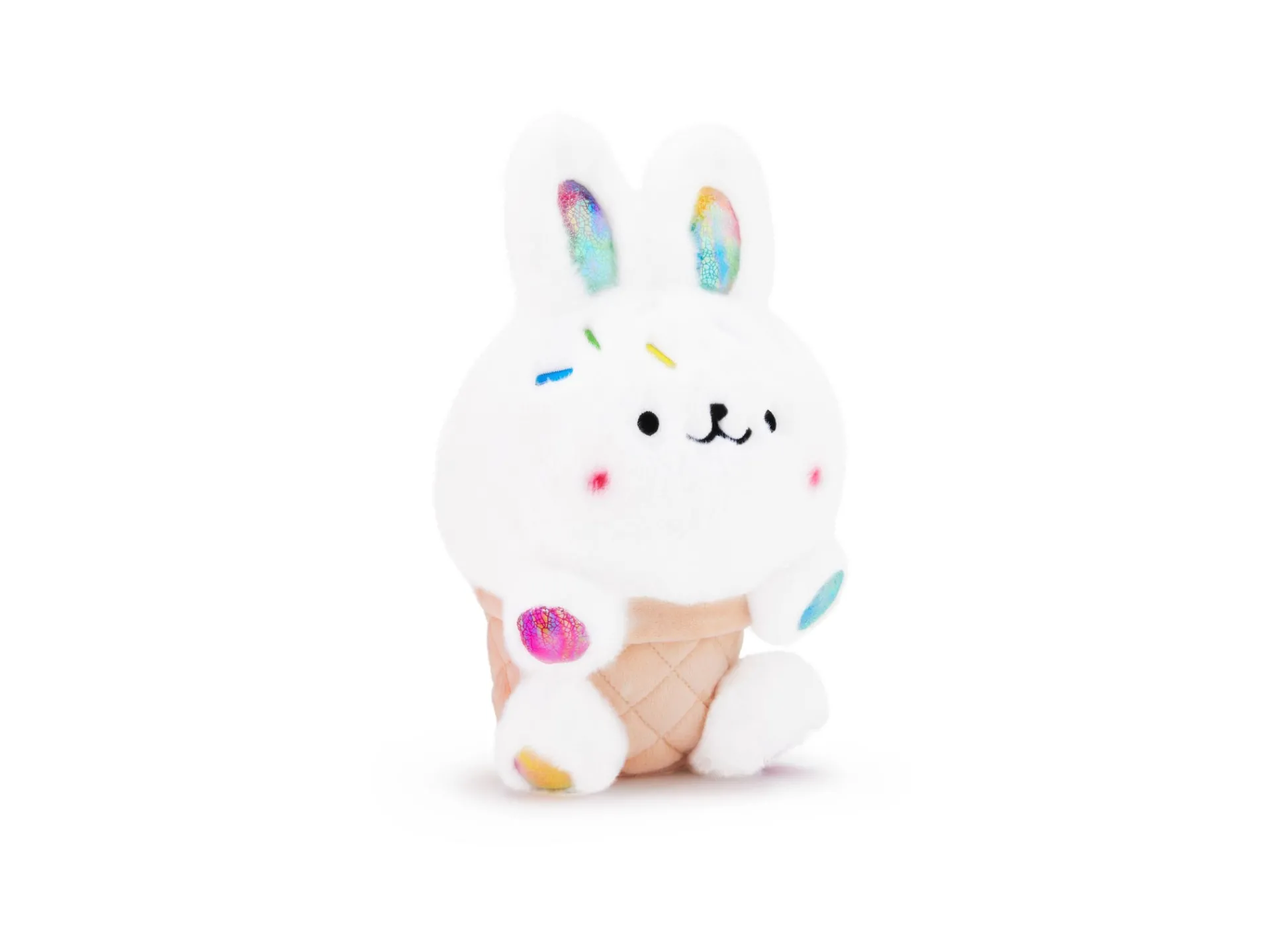 Macy's - Supplier Geoffrey's Toy Box 10 inch Bunny Ice Cream Cone Plush - Sprinkle Accents* Stuffed Animals|Stuffed Animals & Plush Toys