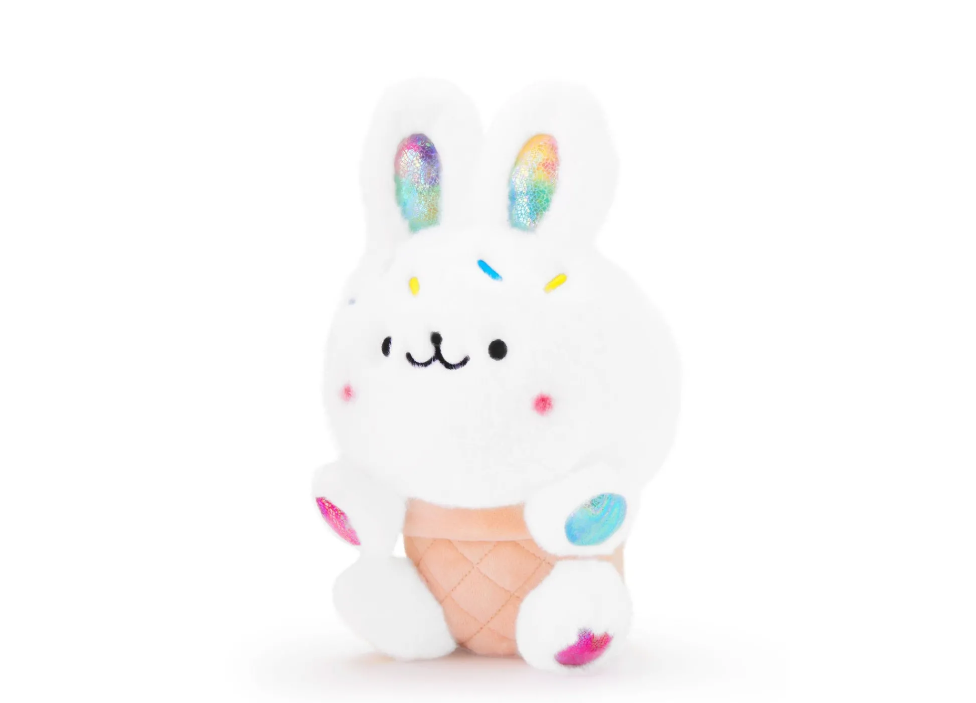 Macy's - Supplier Geoffrey's Toy Box 10 inch Bunny Ice Cream Cone Plush - Sprinkle Accents* Stuffed Animals|Stuffed Animals & Plush Toys