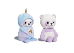 Macy's - Supplier Geoffrey's Toy Box 10 inch Cozie Friends Panda Narwhal Plush - Exclusive to Macy's* Stuffed Animals|Stuffed Animals & Plush Toys