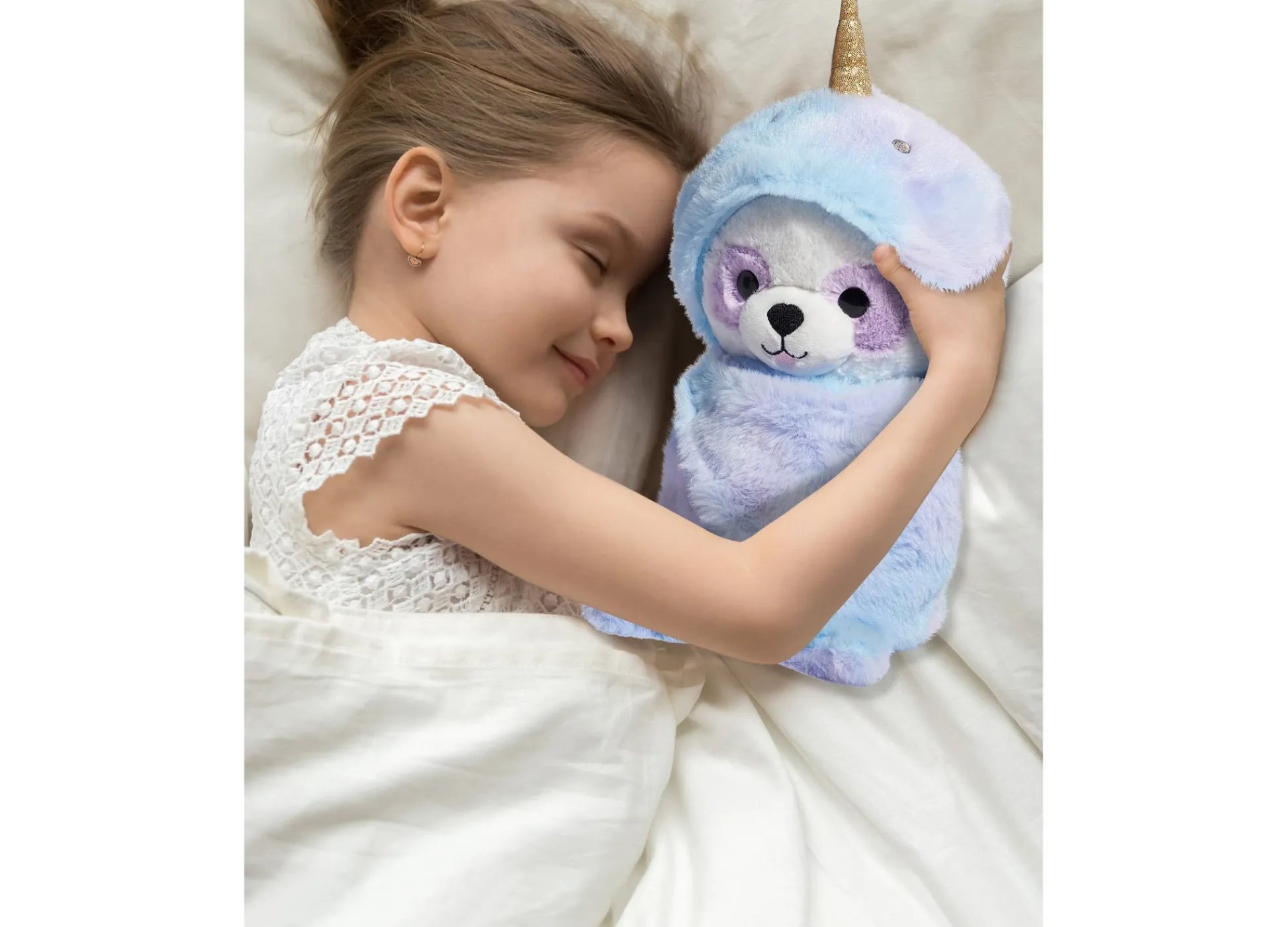 Macy's - Supplier Geoffrey's Toy Box 10 inch Cozie Friends Panda Narwhal Plush - Exclusive to Macy's* Stuffed Animals|Stuffed Animals & Plush Toys