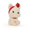 Macy's - Supplier Geoffrey's Toy Box 10 inch French Bulldog Plush with Christmas Hat* Stuffed Animals|Stuffed Animals & Plush Toys