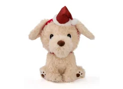 Macy's - Supplier Geoffrey's Toy Box 10 inch Golden Retriever Plush with Festive Christmas Hat* Stuffed Animals|Stuffed Animals & Plush Toys