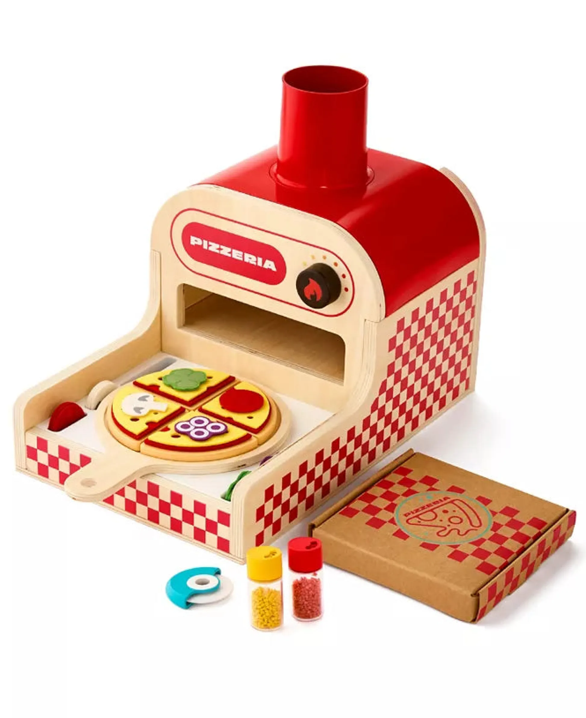 Macy's - Supplier Geoffrey's Toy Box Bake Slice Pizza Oven Playset* Kitchens & Play Food|Dress Up
