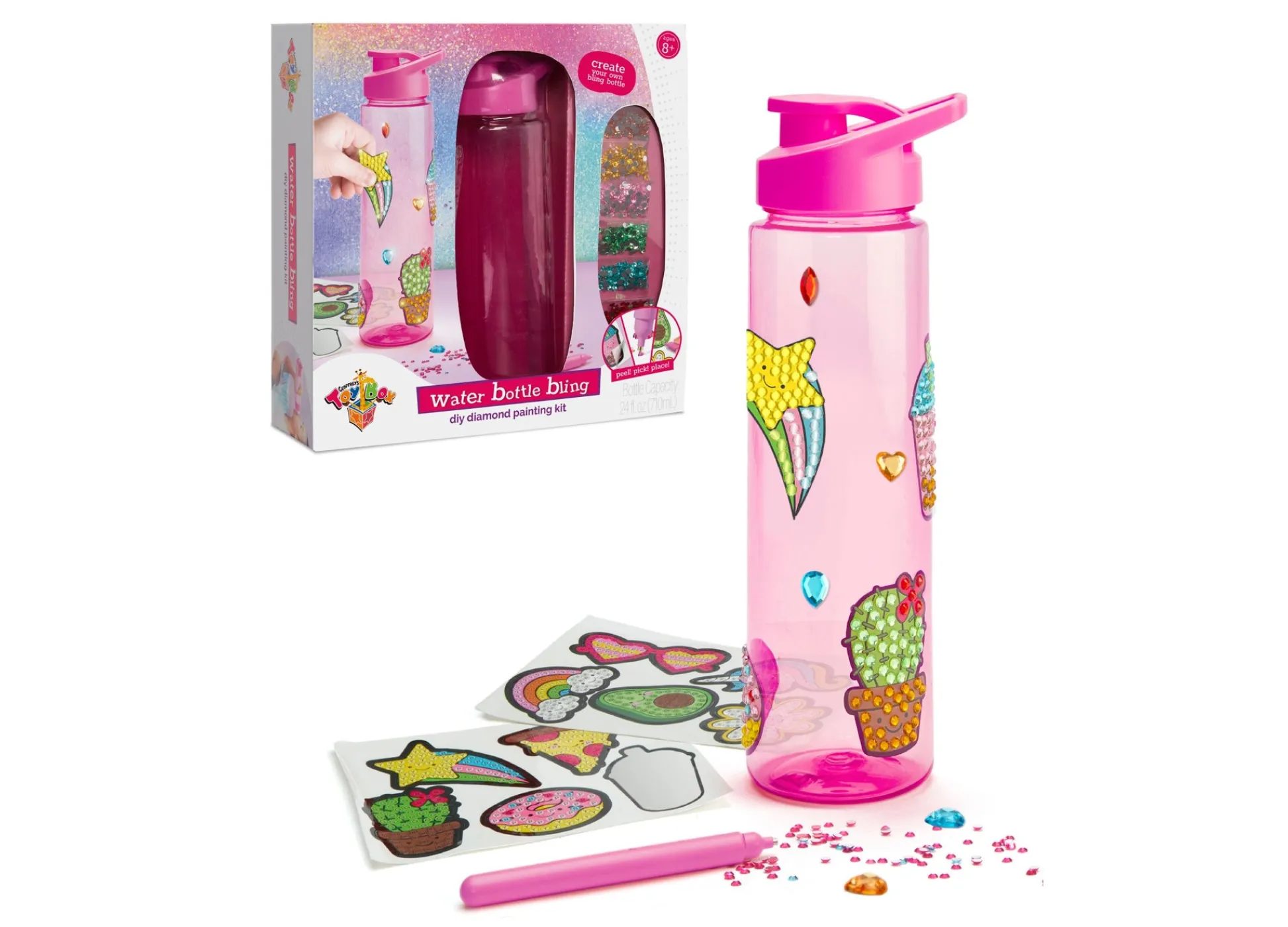 Macy's - Supplier Geoffrey's Toy Box Bling DIY Diamond Water Bottle Painting Kit* Crafts & Activities