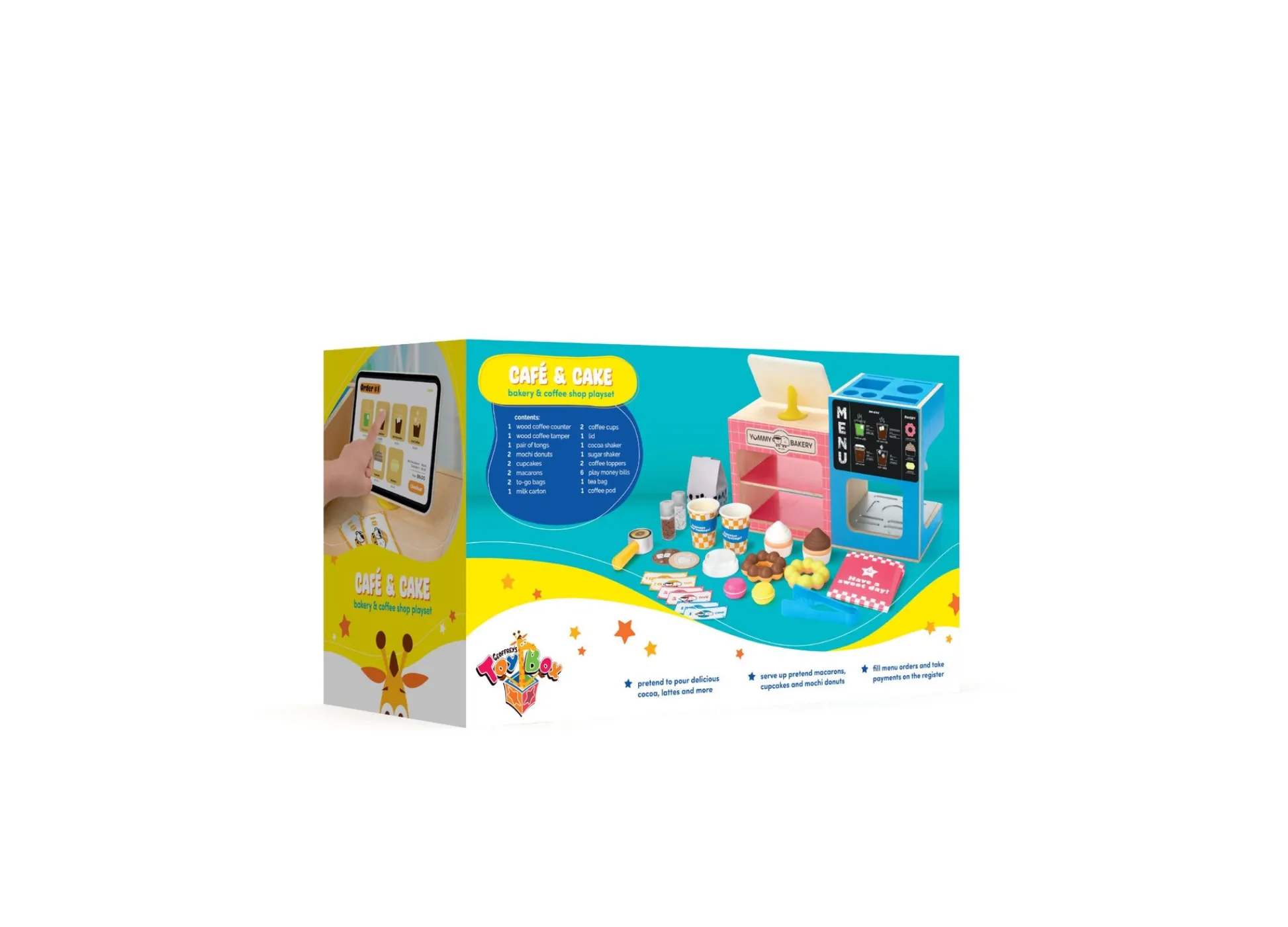 Macy's - Supplier Geoffrey's Toy Box Cafe Cake Bakery Coffee Shop Playset* Kitchens & Play Food|Dress Up