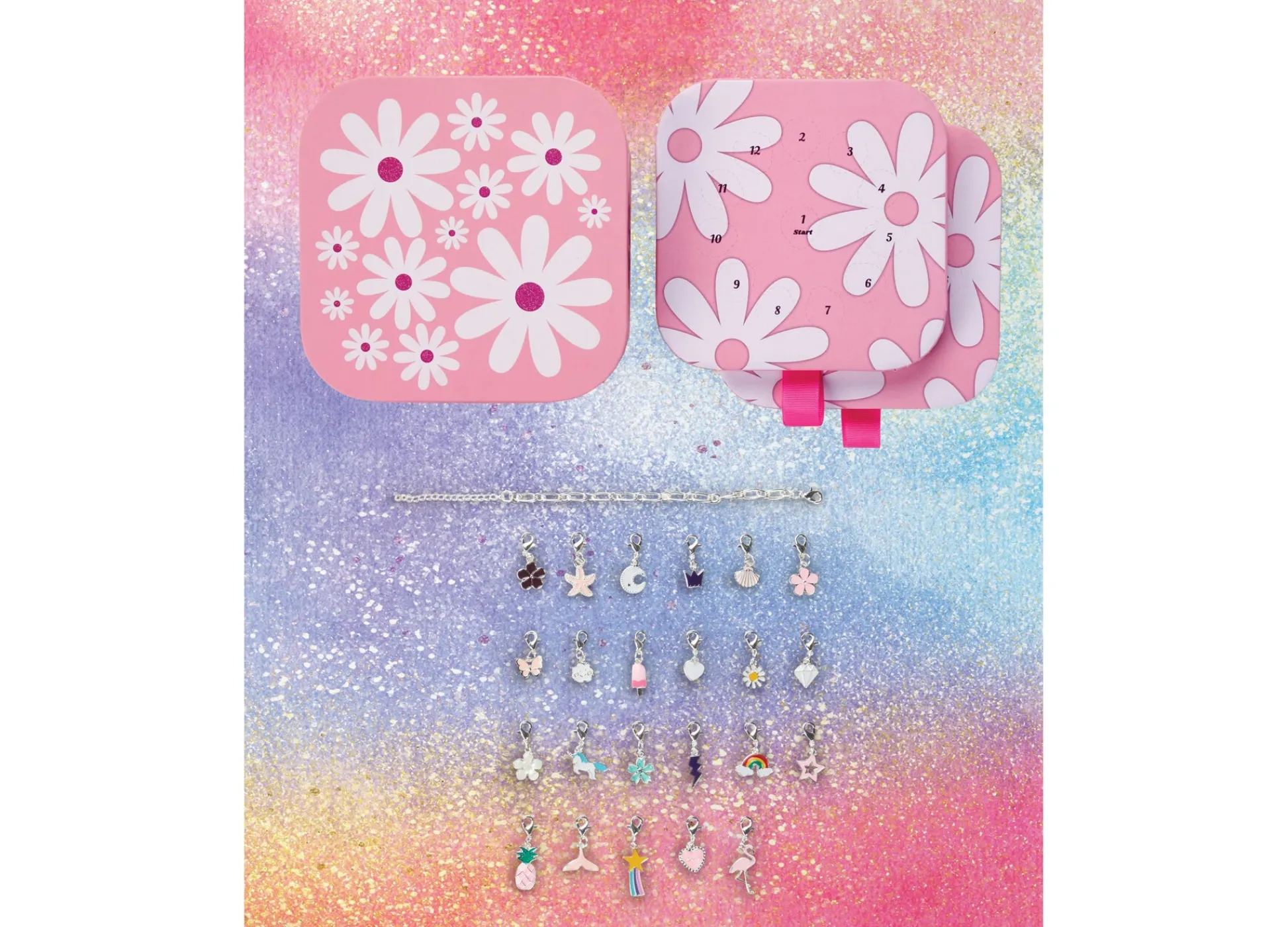 Macy's - Supplier Geoffrey's Toy Box 24-Day Charm Bracelet Advent Calendar, Exclusive at Macy's* Miniature & Collectible Dolls|Stuffed Animals & Plush Toys