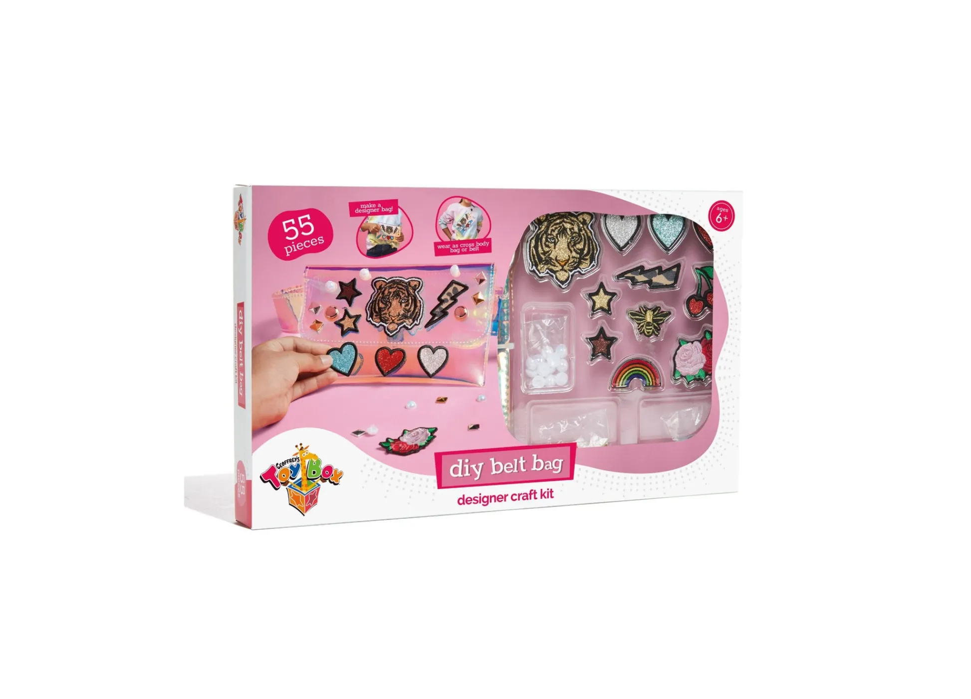 Macy's - Supplier Geoffrey's Toy Box DIY Belt Bag Craft Kit with Embroidered Patches - Exclusive at Macy's* Crafts & Activities
