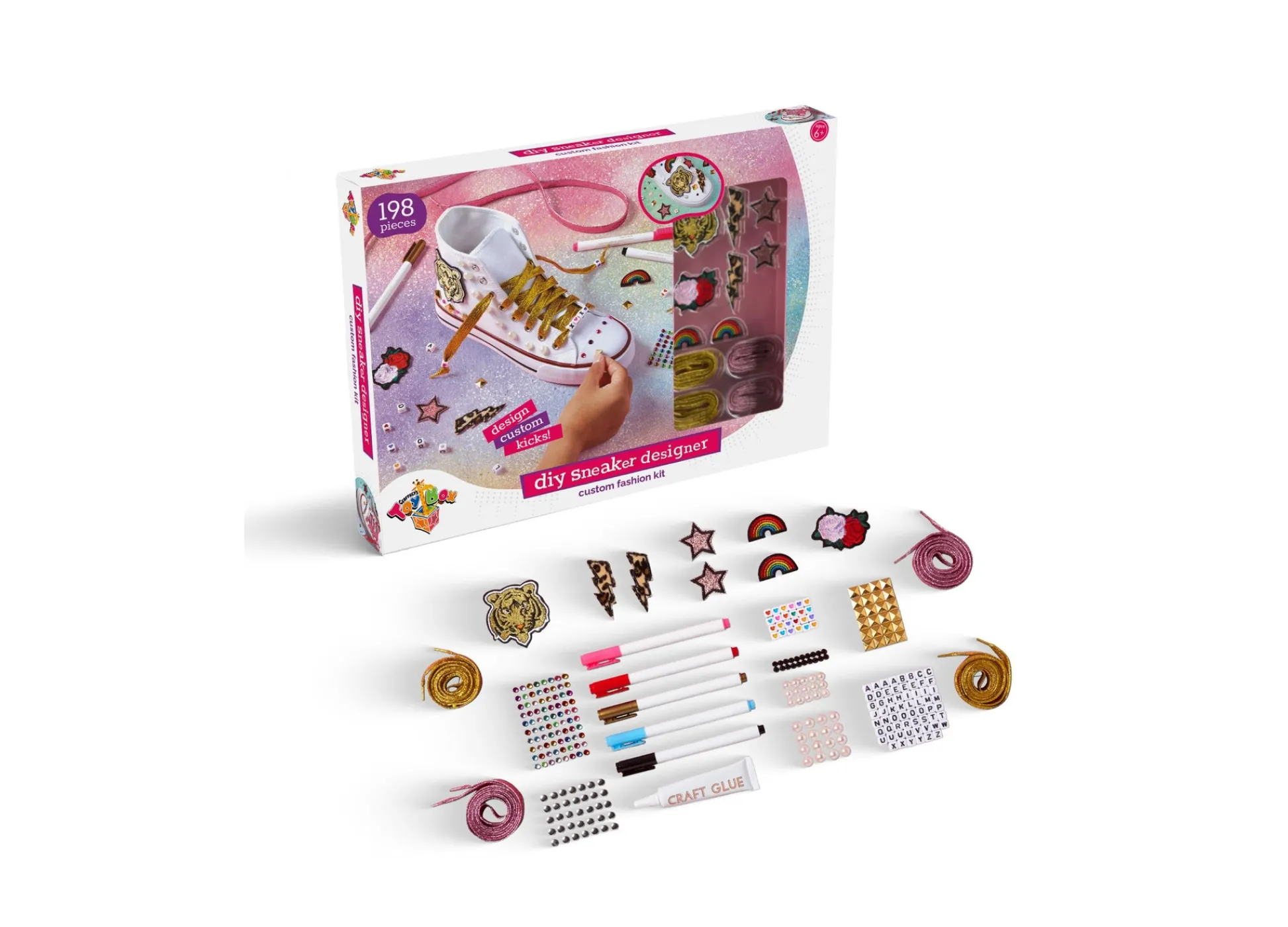 Macy's - Supplier Geoffrey's Toy Box Fashion Designer DIY Sneaker Customization Kit* Crafts & Activities