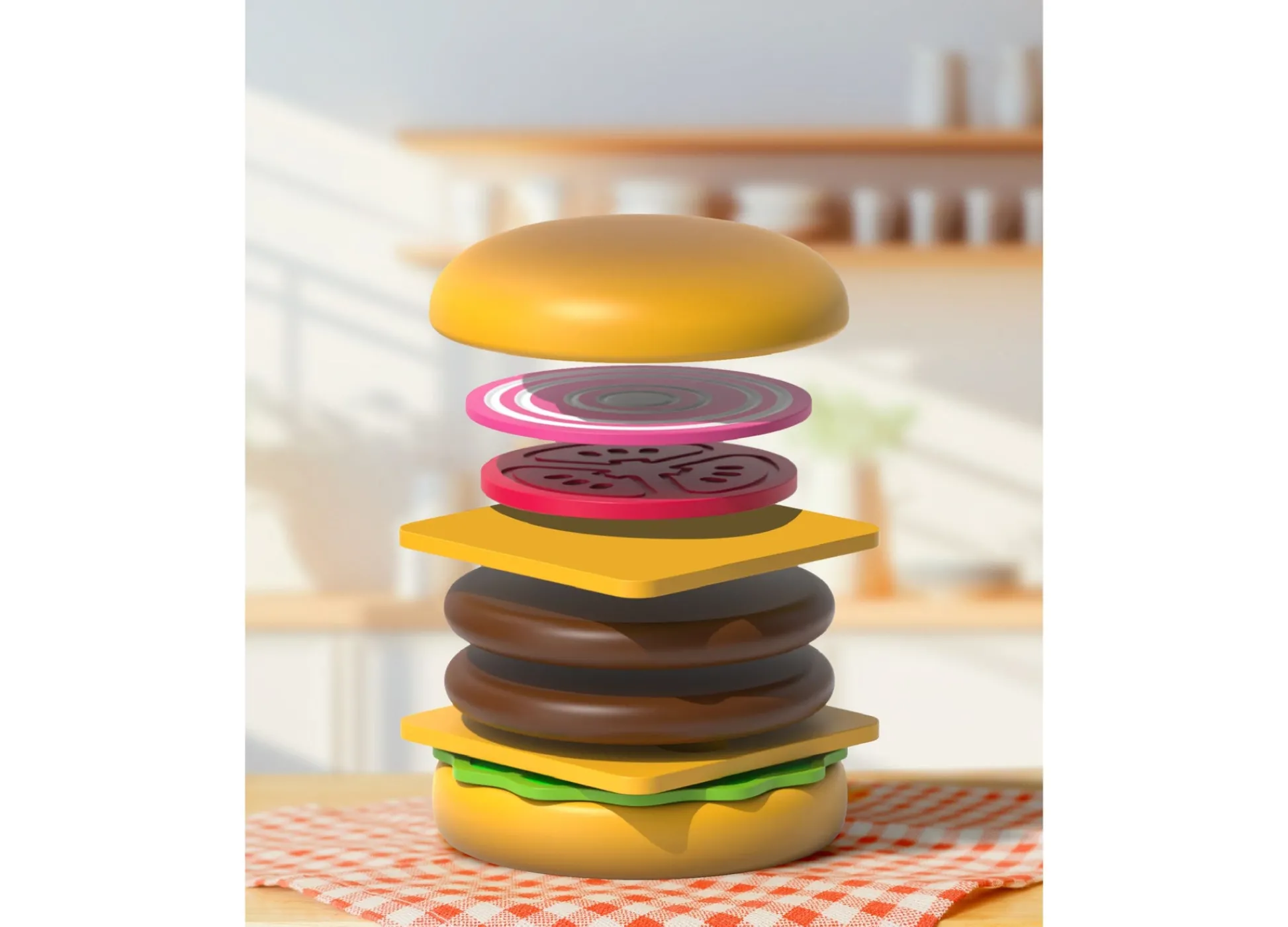 Macy's - Supplier Geoffrey's Toy Box Grill Fry Burger Counter Playset* Kitchens & Play Food|Dress Up