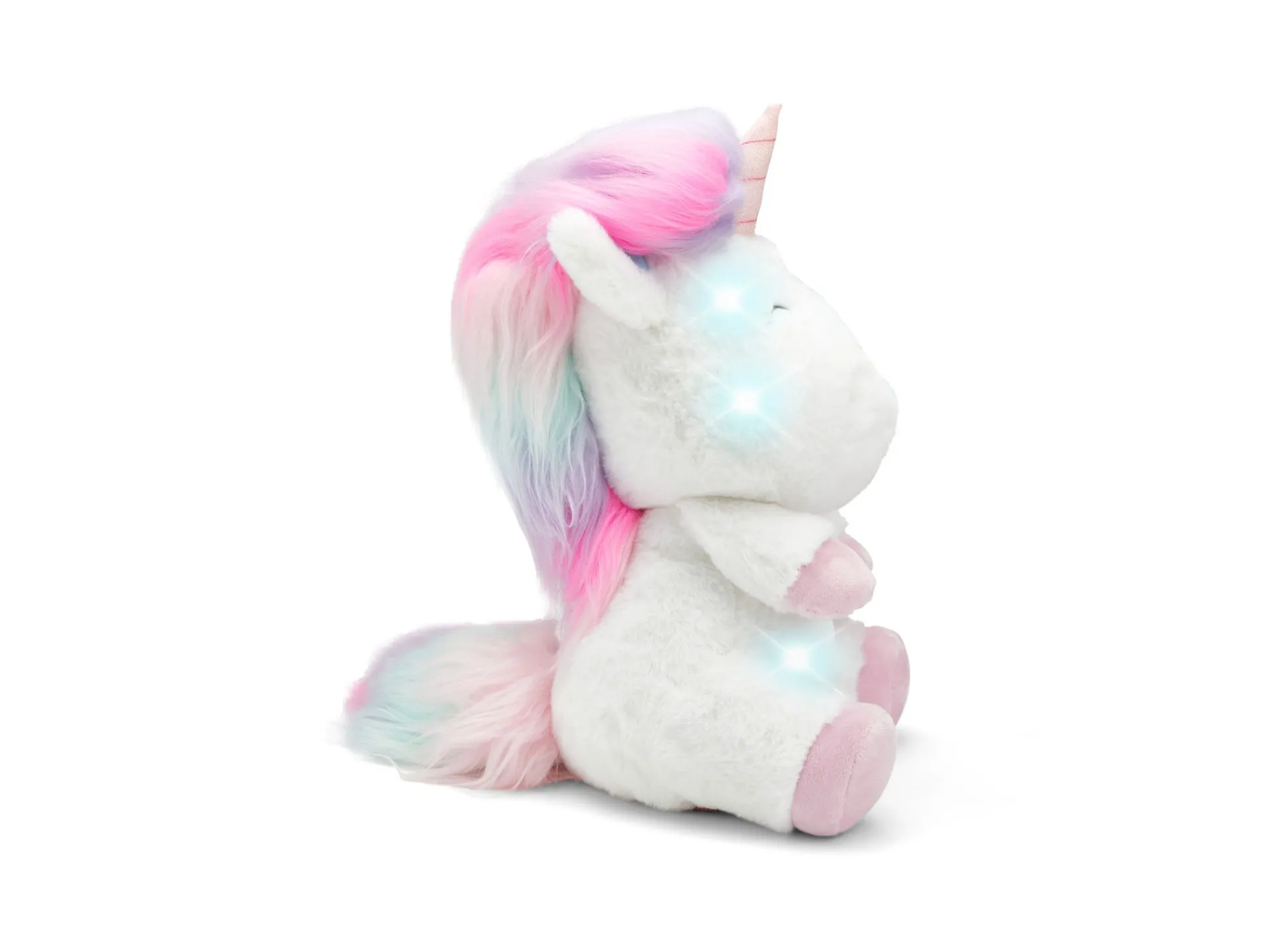 Macy's - Supplier Geoffrey's Toy Box 12-inch Interactive Unicorn Plush with LED Lights and Sound* Stuffed Animals|Stuffed Animals & Plush Toys
